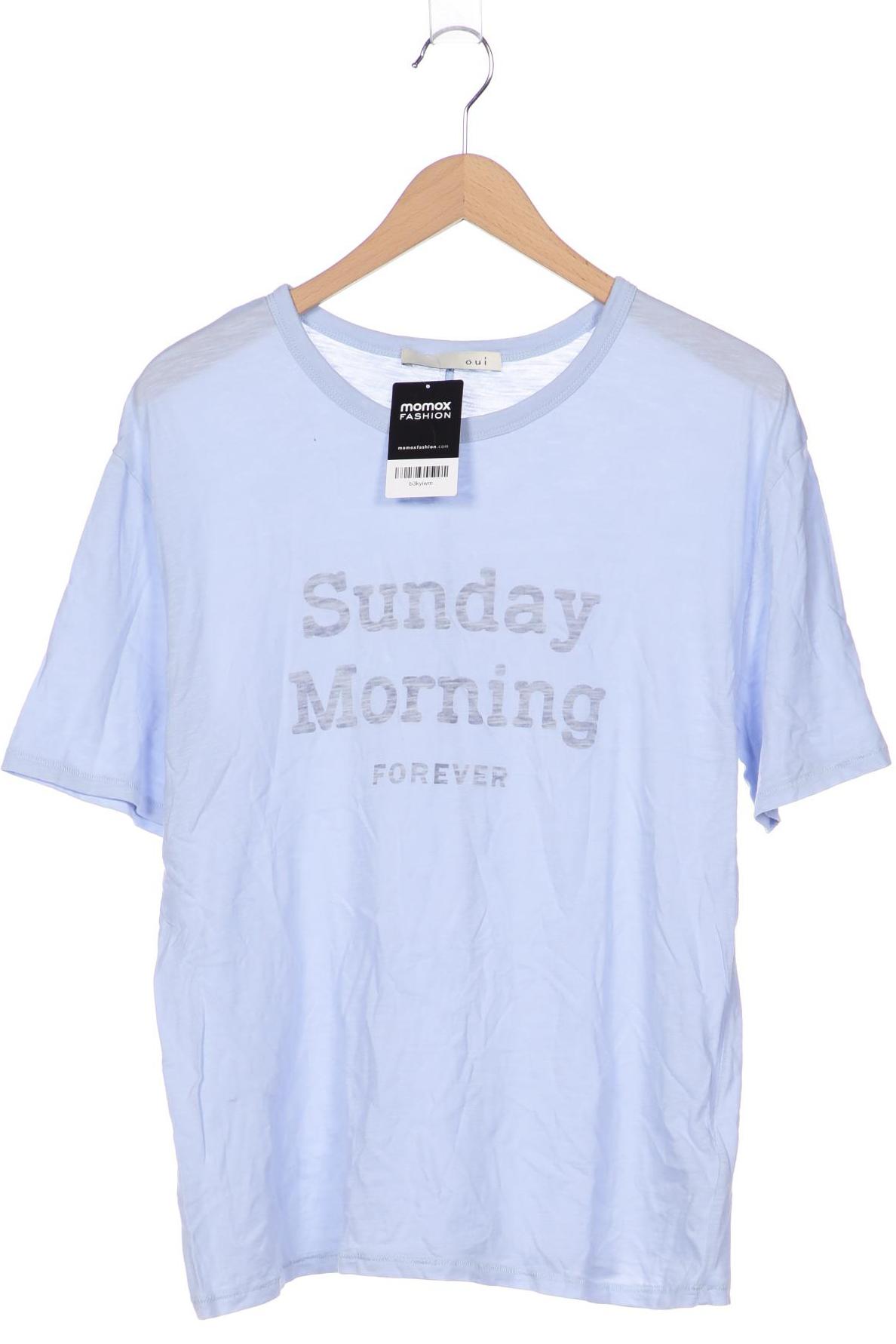 

Oui Damen T-Shirt, blau, Gr. 42