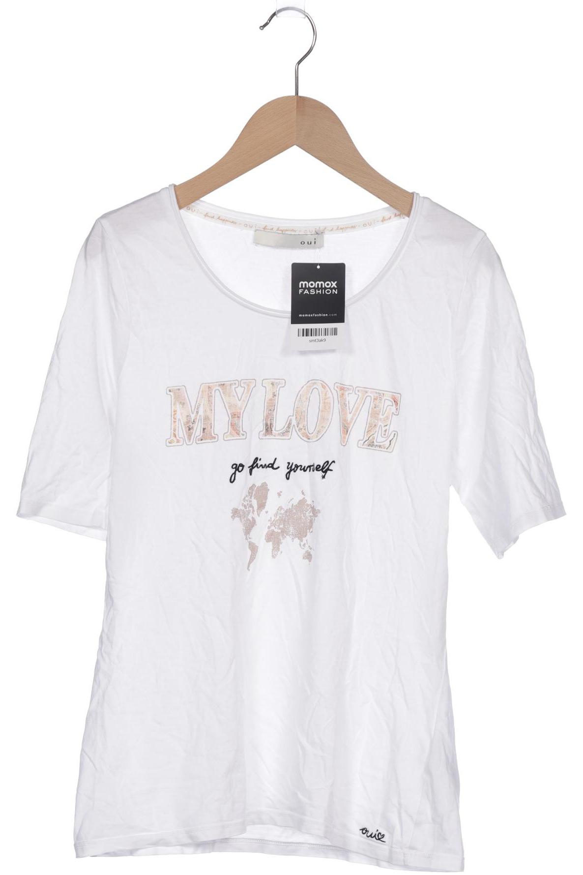 

Oui Damen T-Shirt, weiß