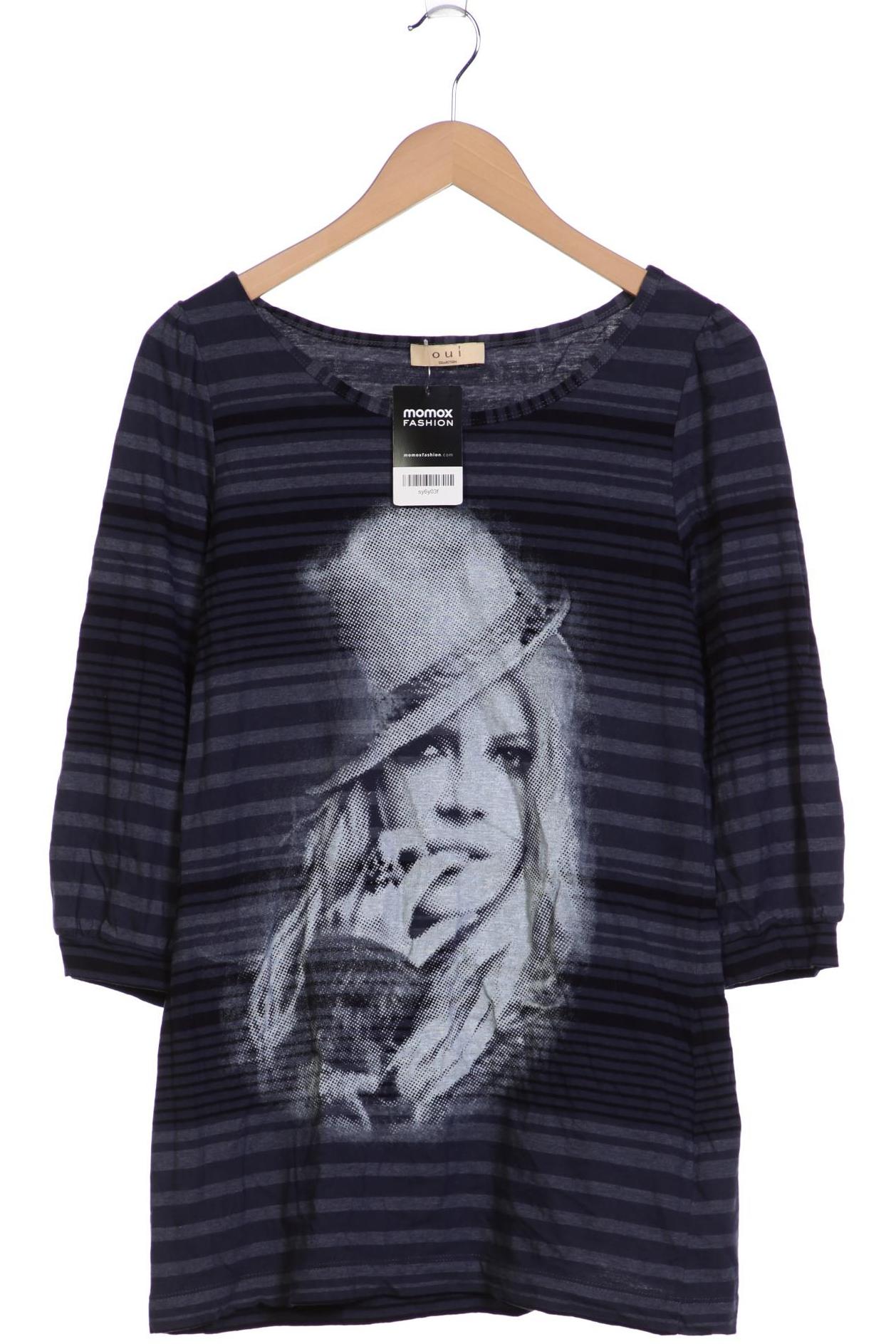 

Oui Damen T-Shirt, marineblau, Gr. 42