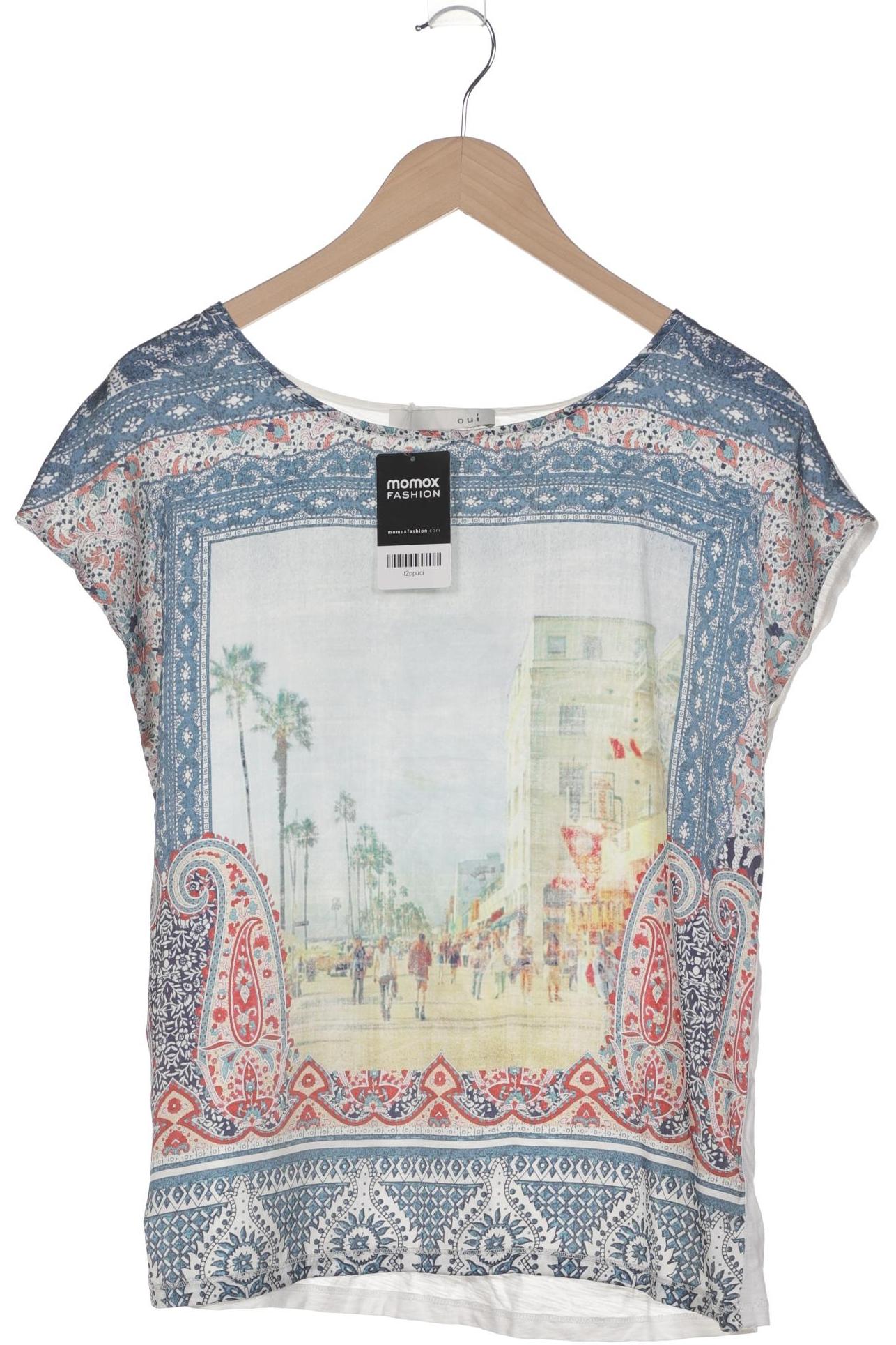 

Oui Damen T-Shirt, weiß, Gr. 38