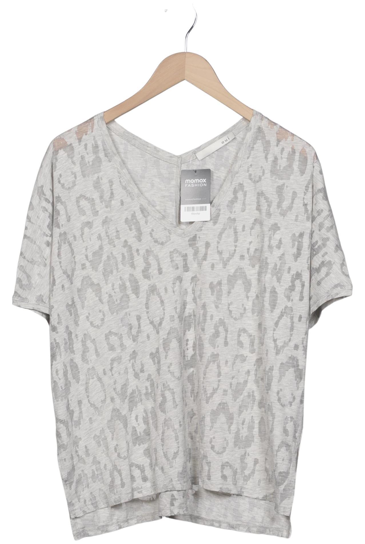 

Oui Damen T-Shirt, grau, Gr. 36