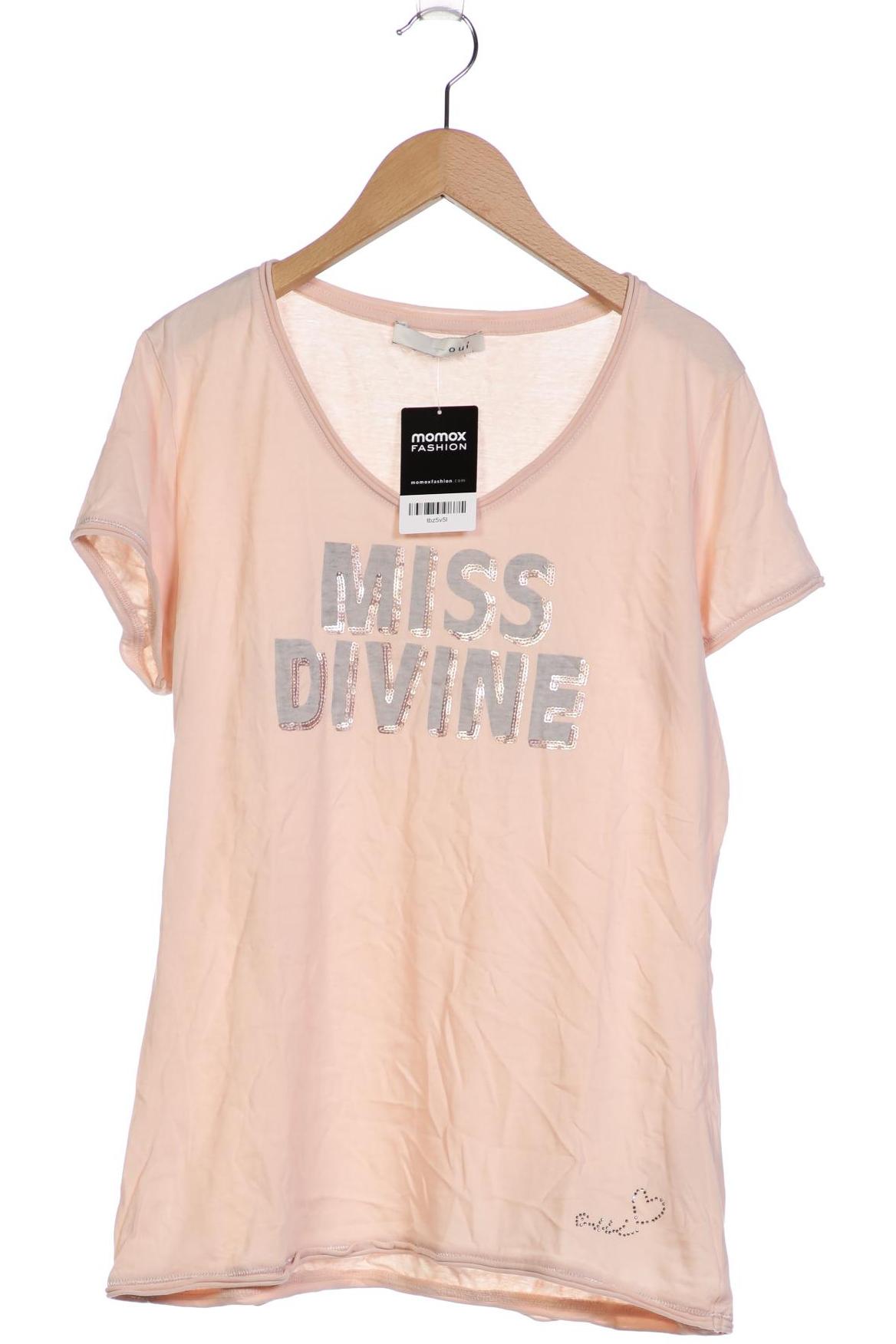 

Oui Damen T-Shirt, beige, Gr. 40