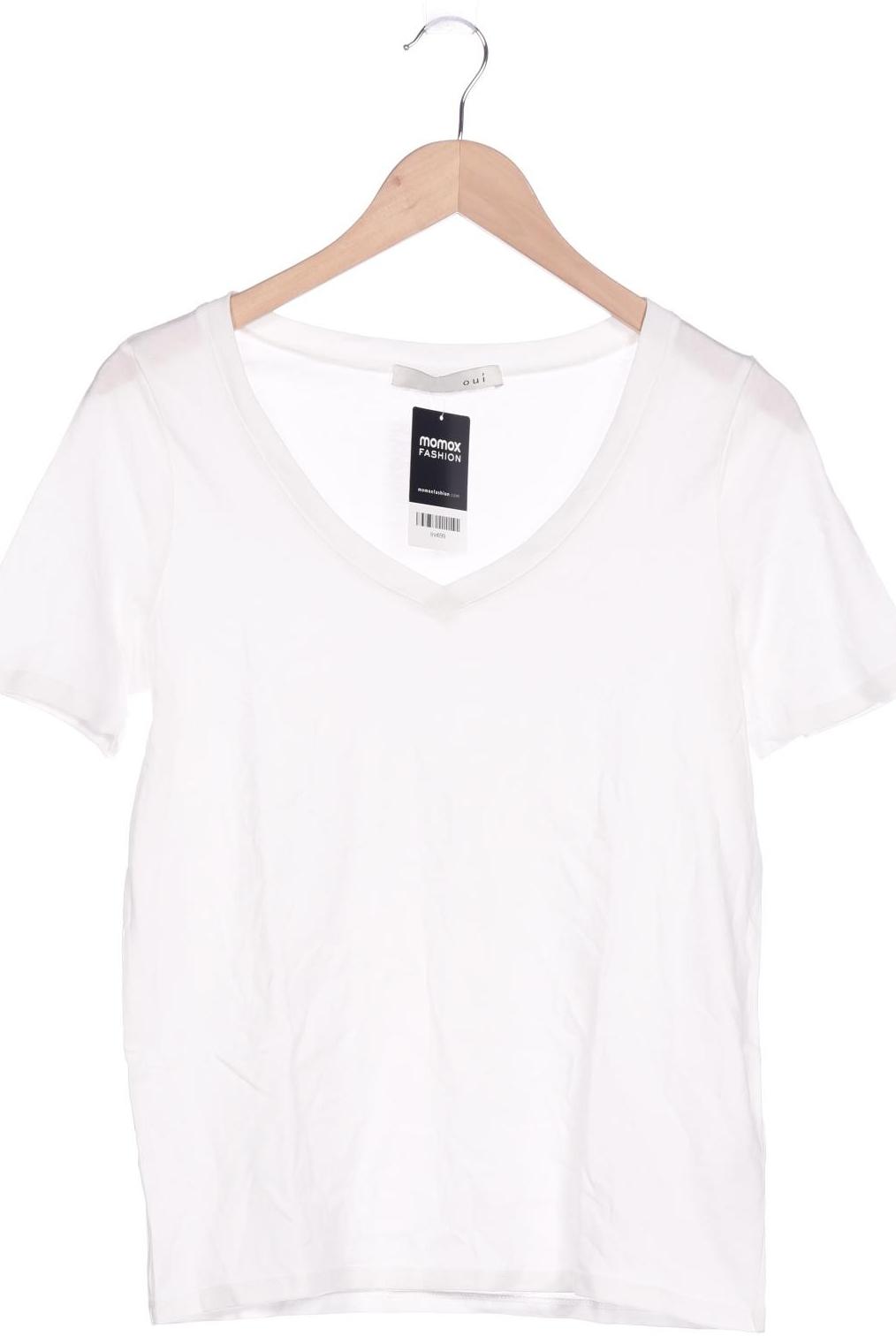 

Oui Damen T-Shirt, weiß, Gr. 36