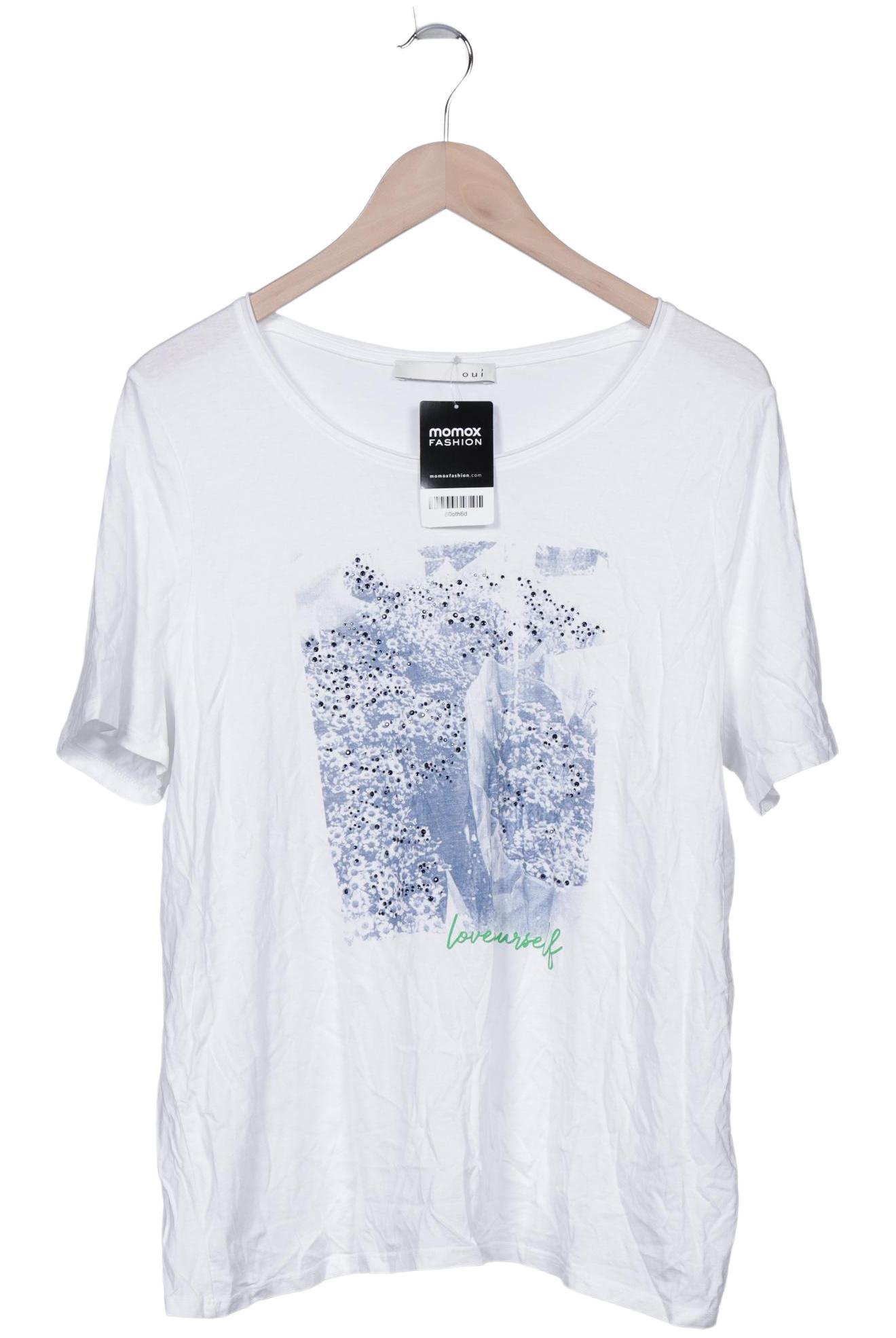 

Oui Damen T-Shirt, weiß, Gr. 44
