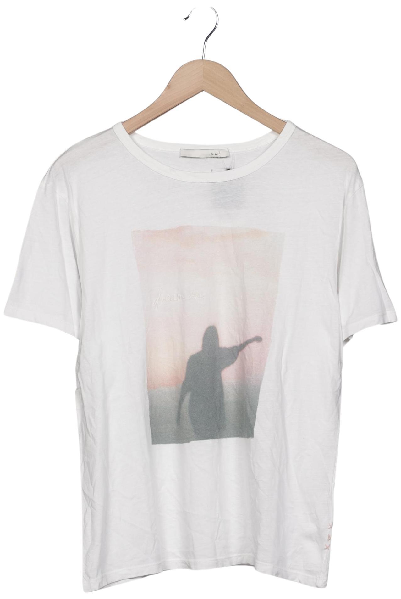 

Oui Damen T-Shirt, weiß, Gr. 38