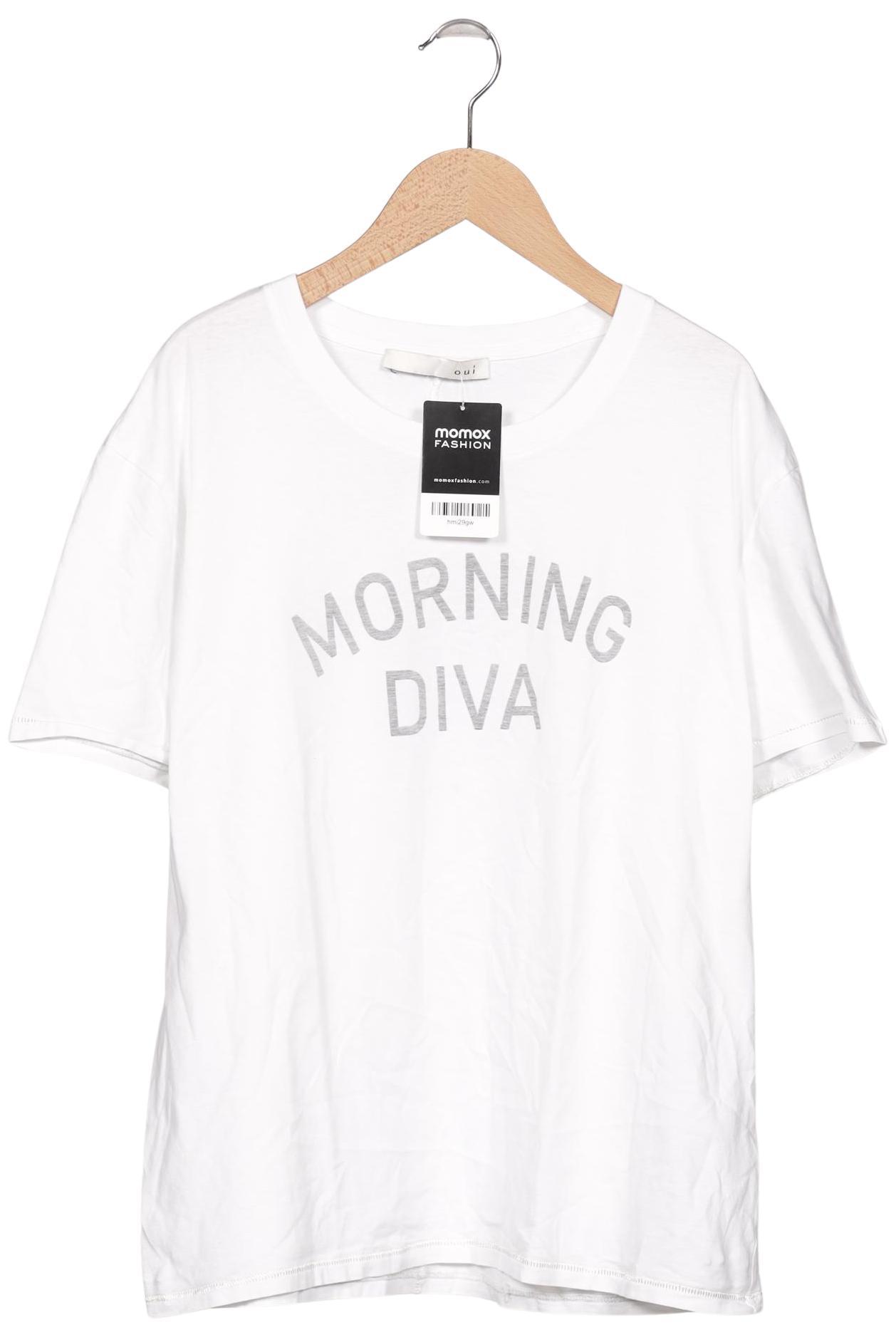 

Oui Damen T-Shirt, weiß, Gr. 42