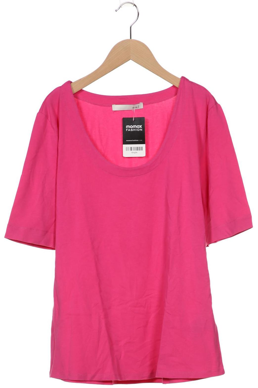 

Oui Damen T-Shirt, pink, Gr. 42