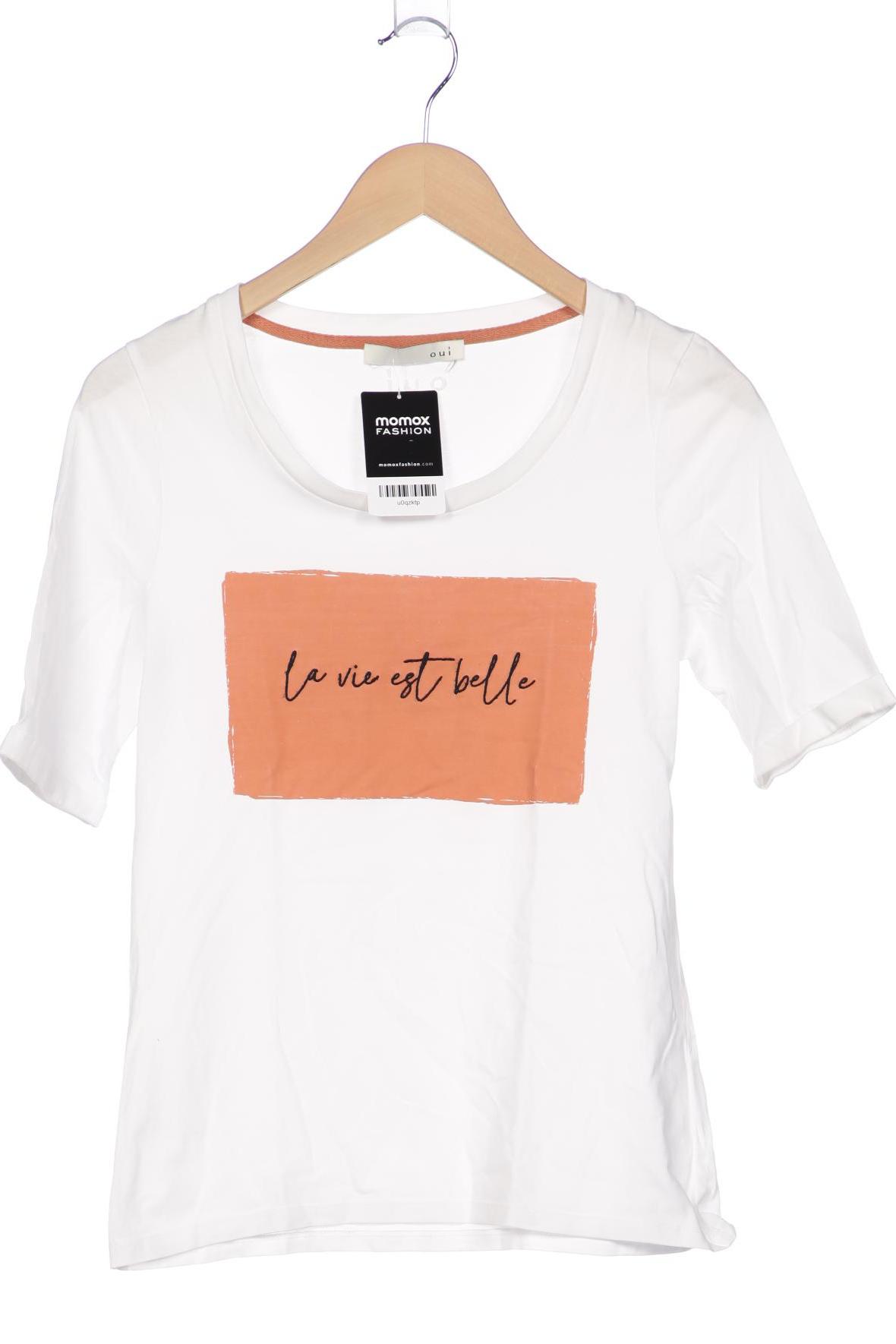 

Oui Damen T-Shirt, weiß, Gr. 36