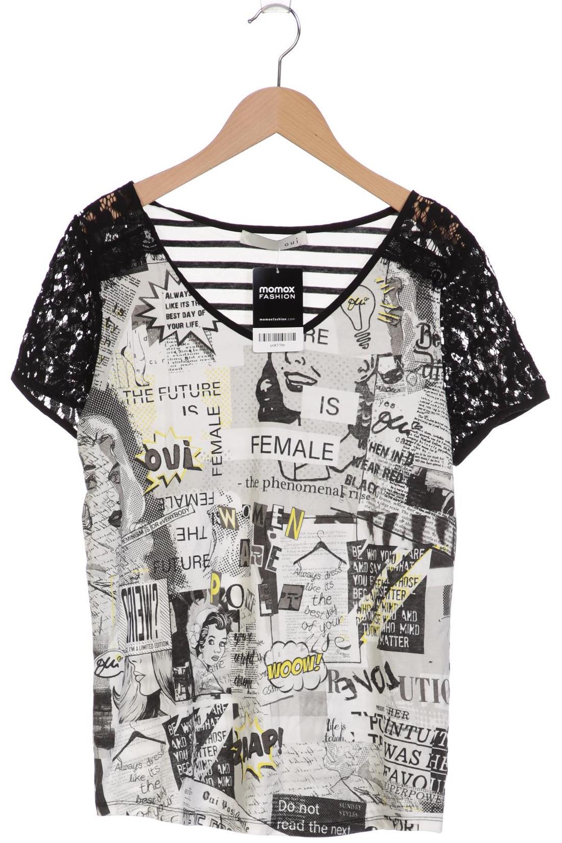 

Oui Damen T-Shirt, weiß, Gr. 36