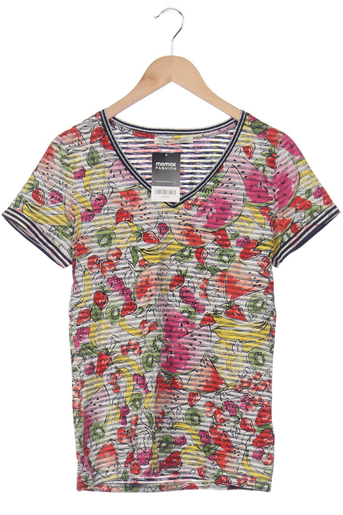 

Oui Damen T-Shirt, mehrfarbig, Gr. 38