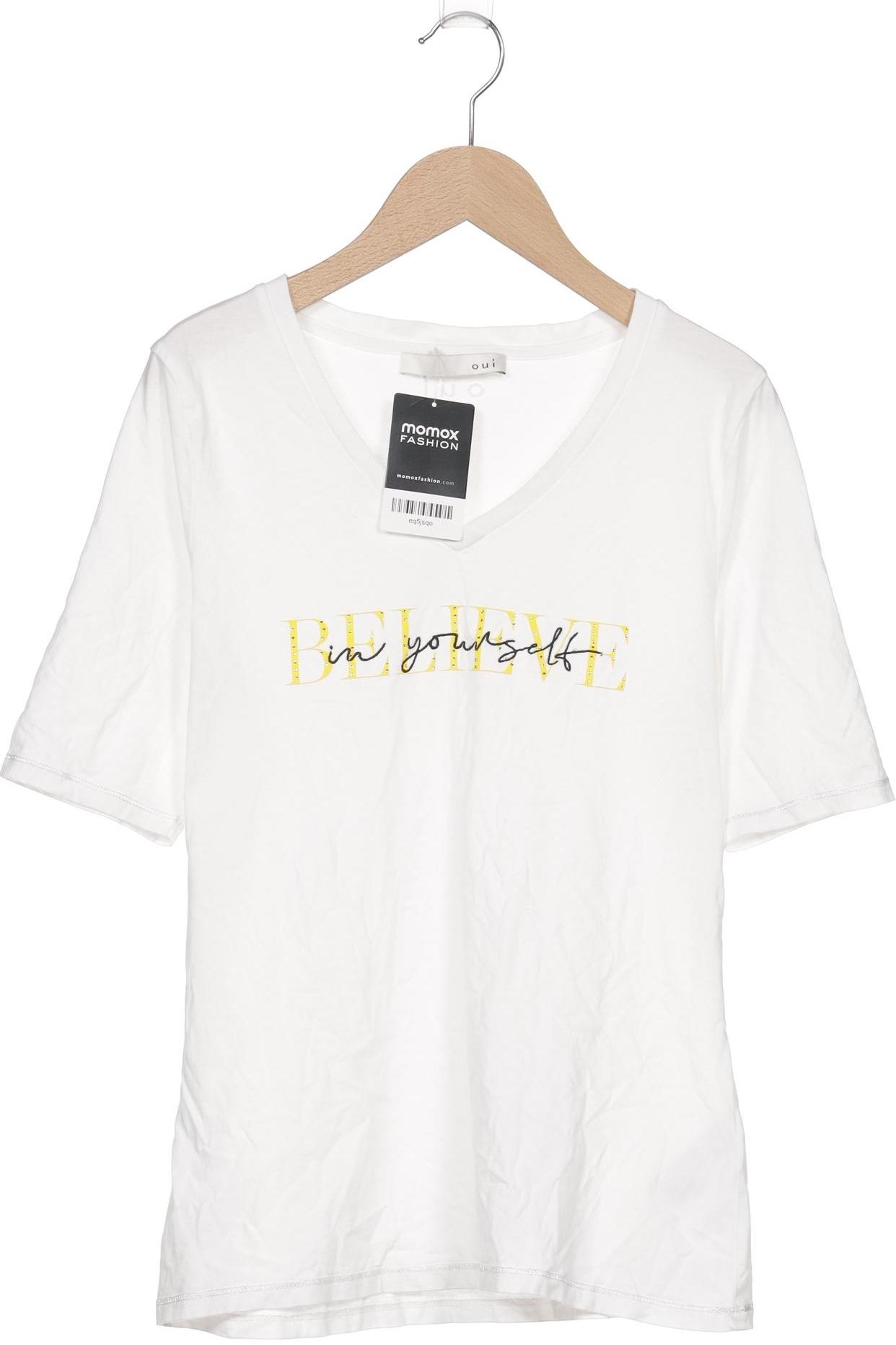 

Oui Damen T-Shirt, weiß, Gr. 42