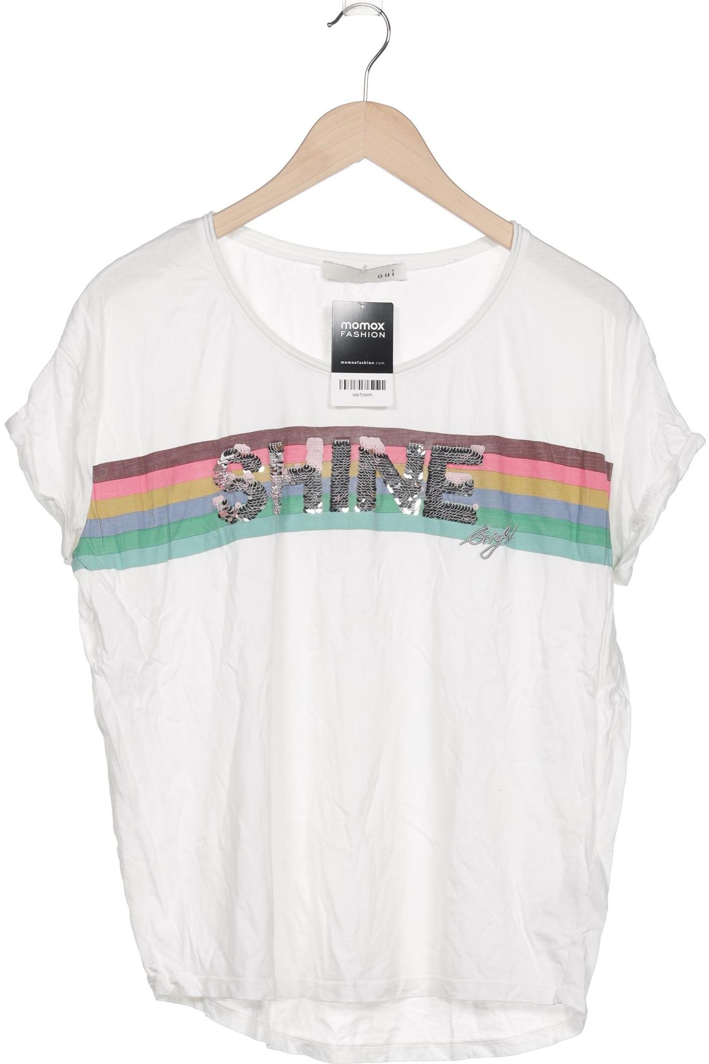 

Oui Damen T-Shirt, weiß, Gr. 38