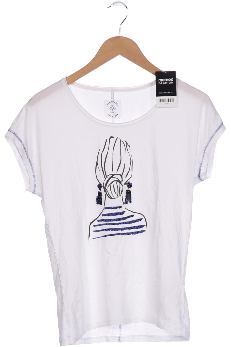 

Oui Damen T-Shirt, weiß