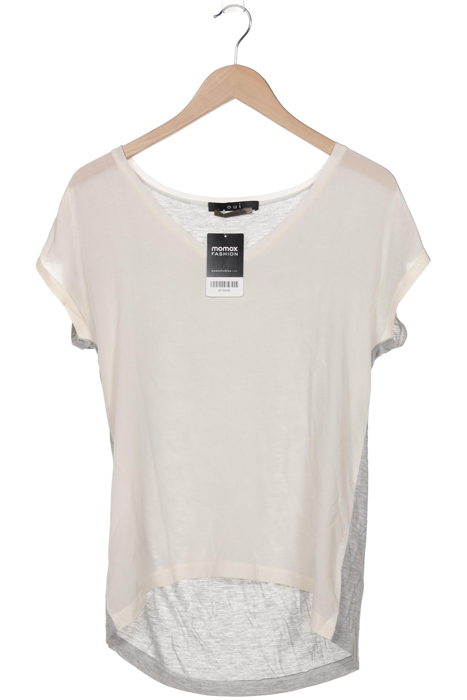 

Oui Damen T-Shirt, beige, Gr. 36