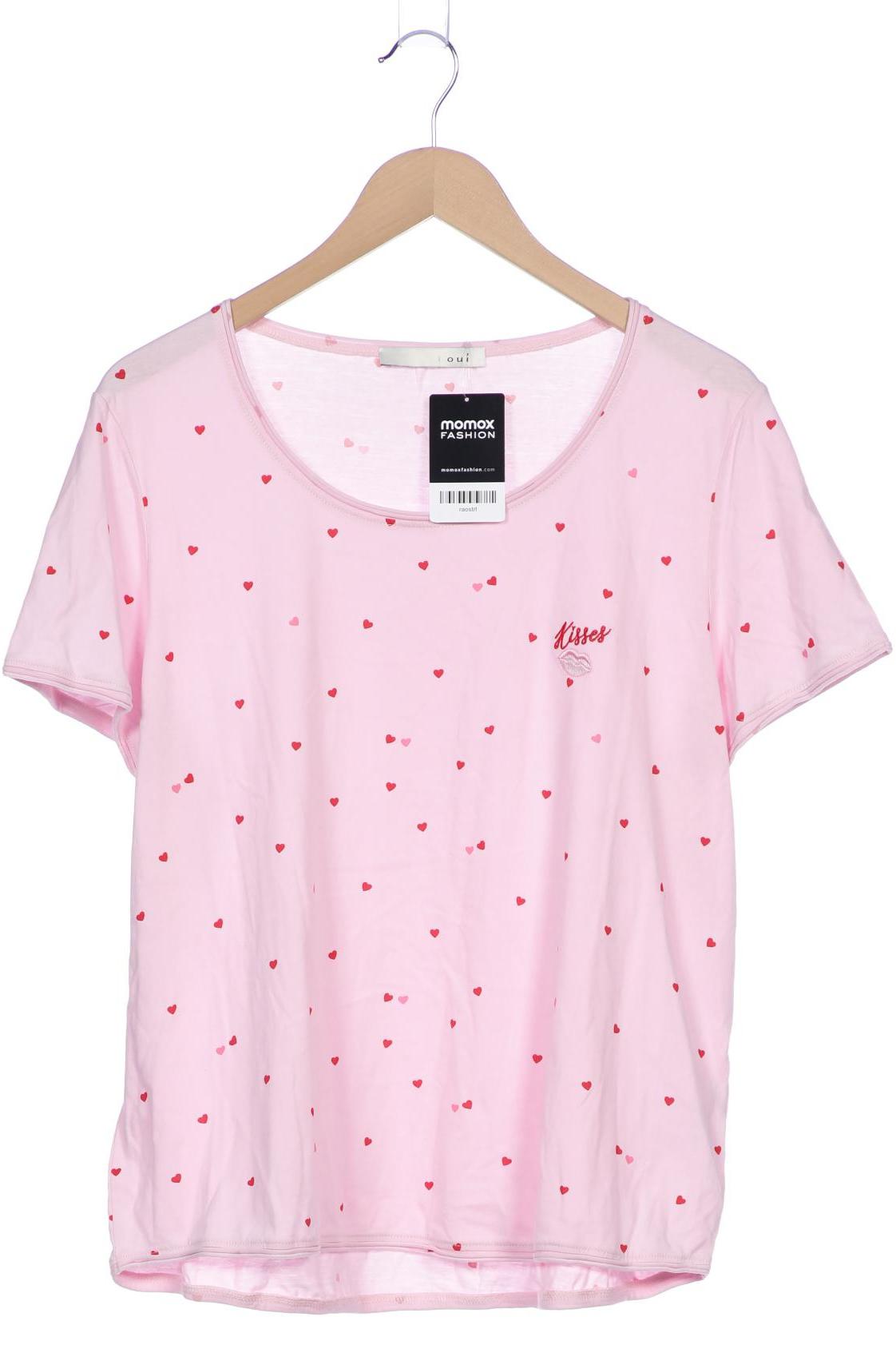 

Oui Damen T-Shirt, pink, Gr. 44