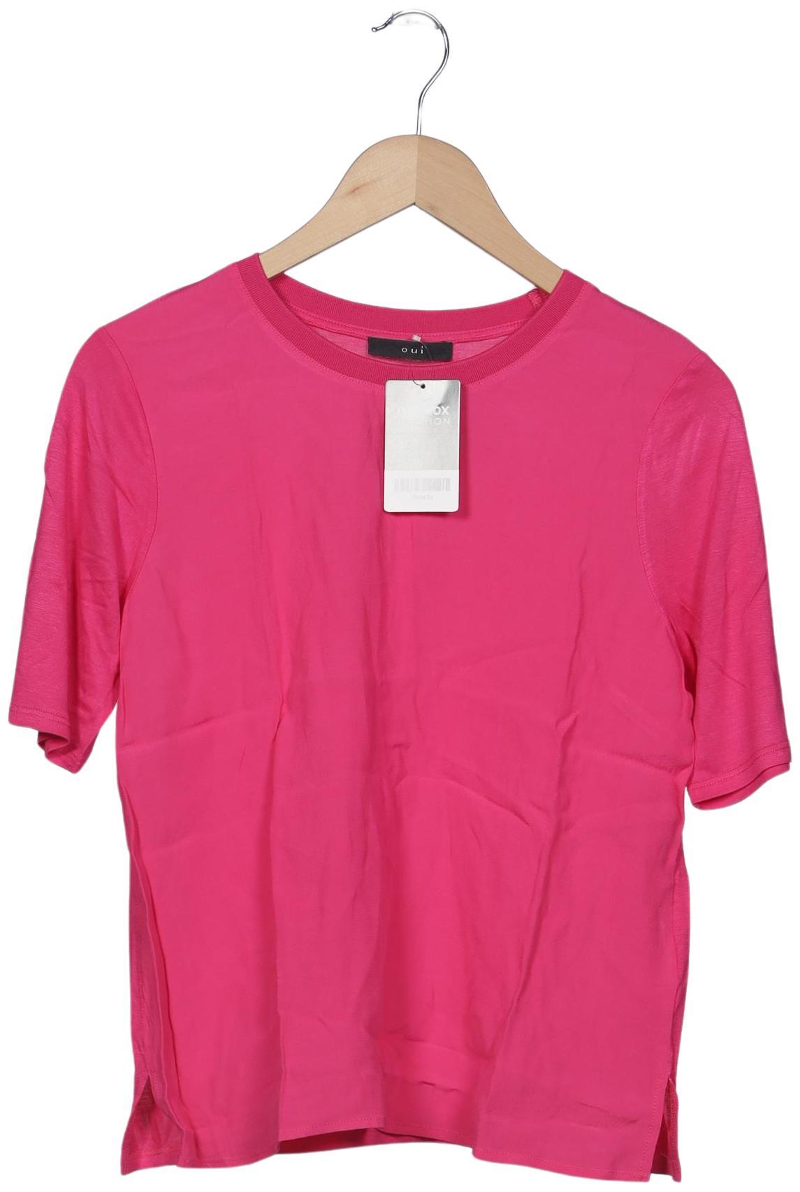 

Oui Damen T-Shirt, pink, Gr. 34