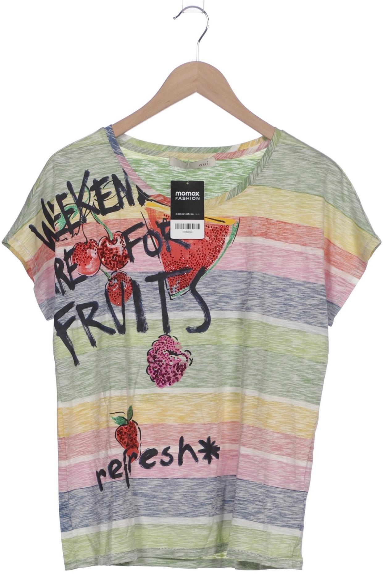 

Oui Damen T-Shirt, mehrfarbig, Gr. 36