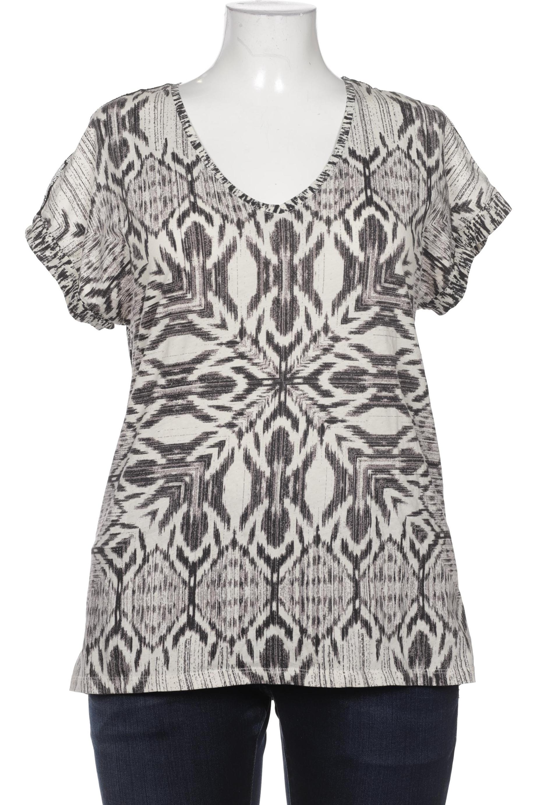 

Oui Damen T-Shirt, beige, Gr. 42