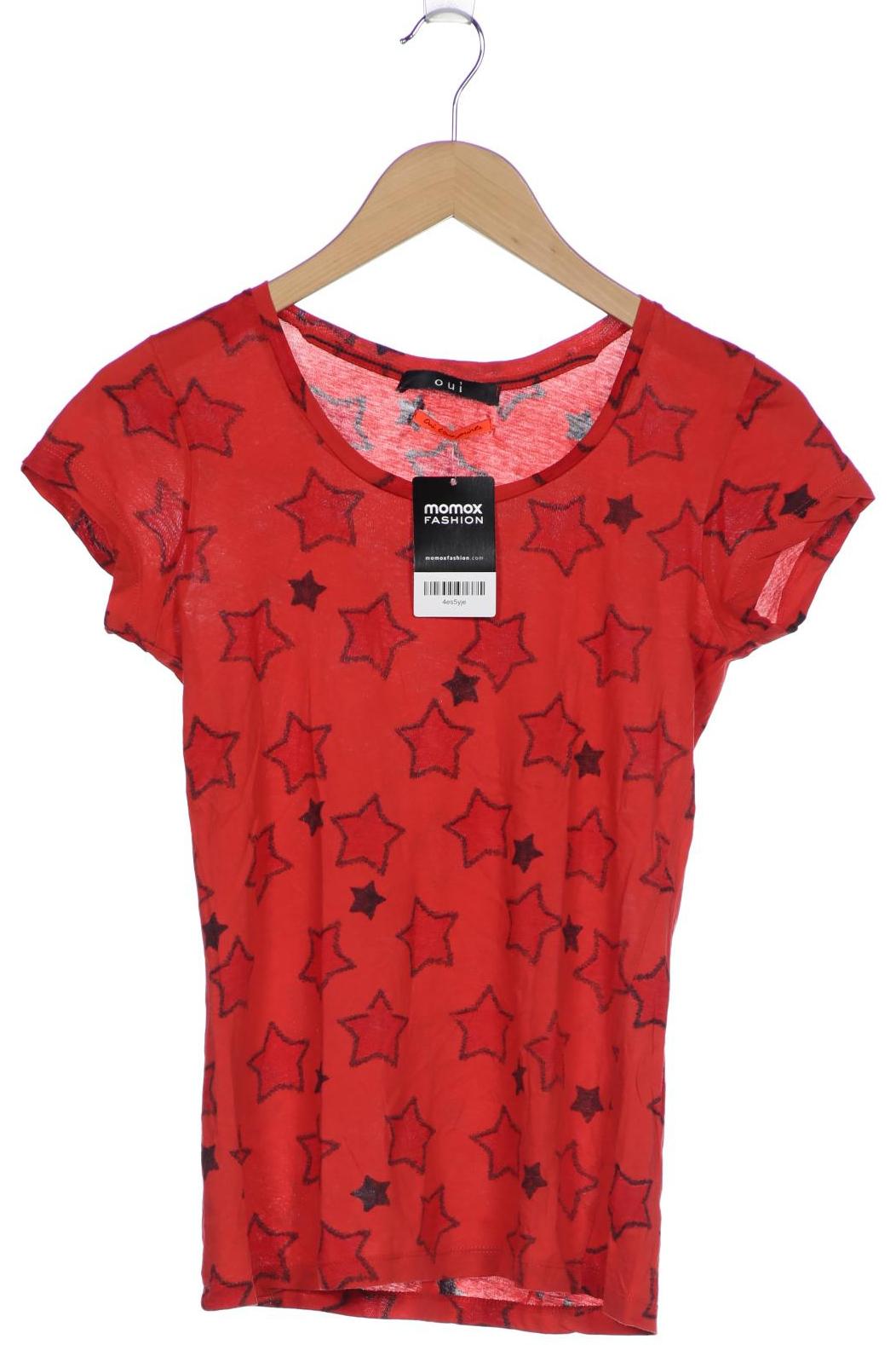 

Oui Damen T-Shirt, rot, Gr. 34