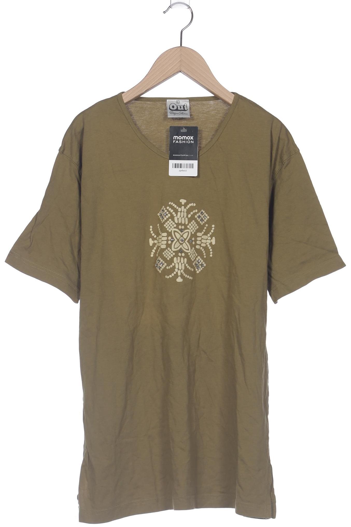 

Oui Damen T-Shirt, grün, Gr. 44