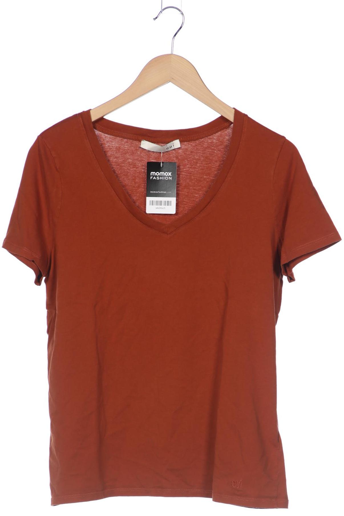 

Oui Damen T-Shirt, braun, Gr. 44