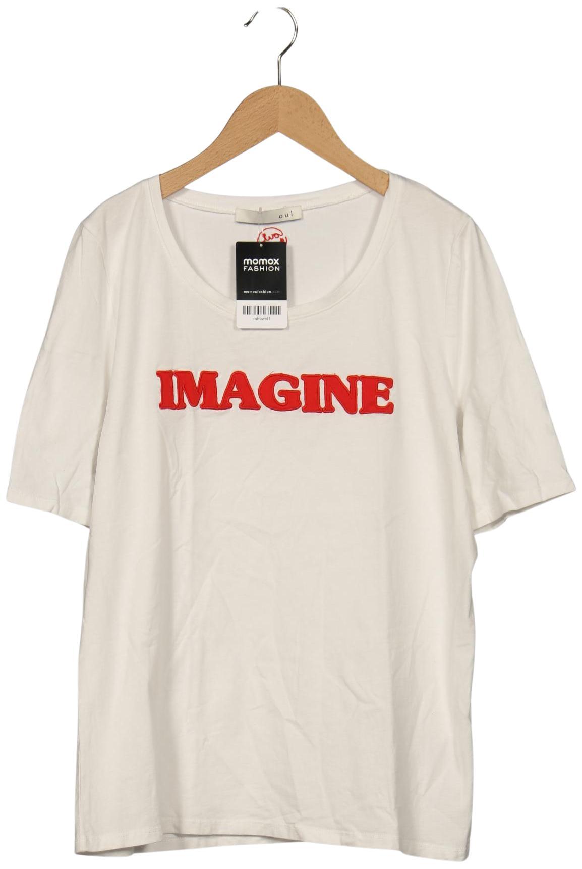 

Oui Damen T-Shirt, weiß, Gr. 44