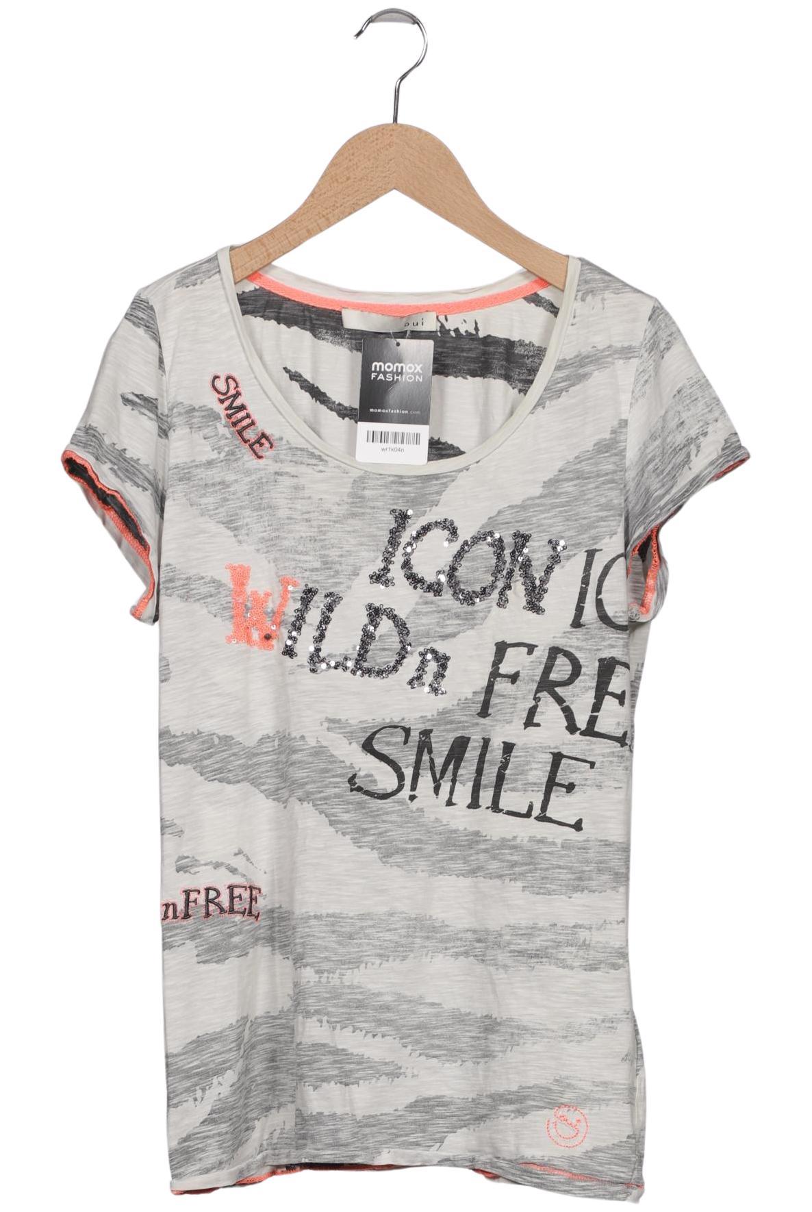 

Oui Damen T-Shirt, grau, Gr. 38