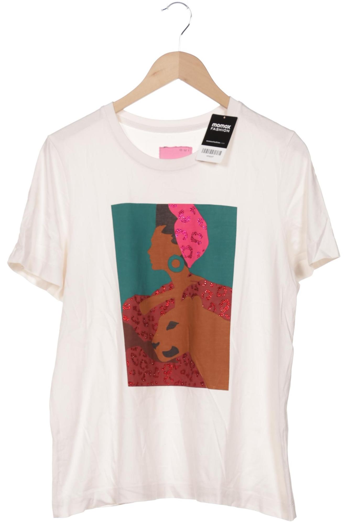 

Oui Damen T-Shirt, weiß, Gr. 42