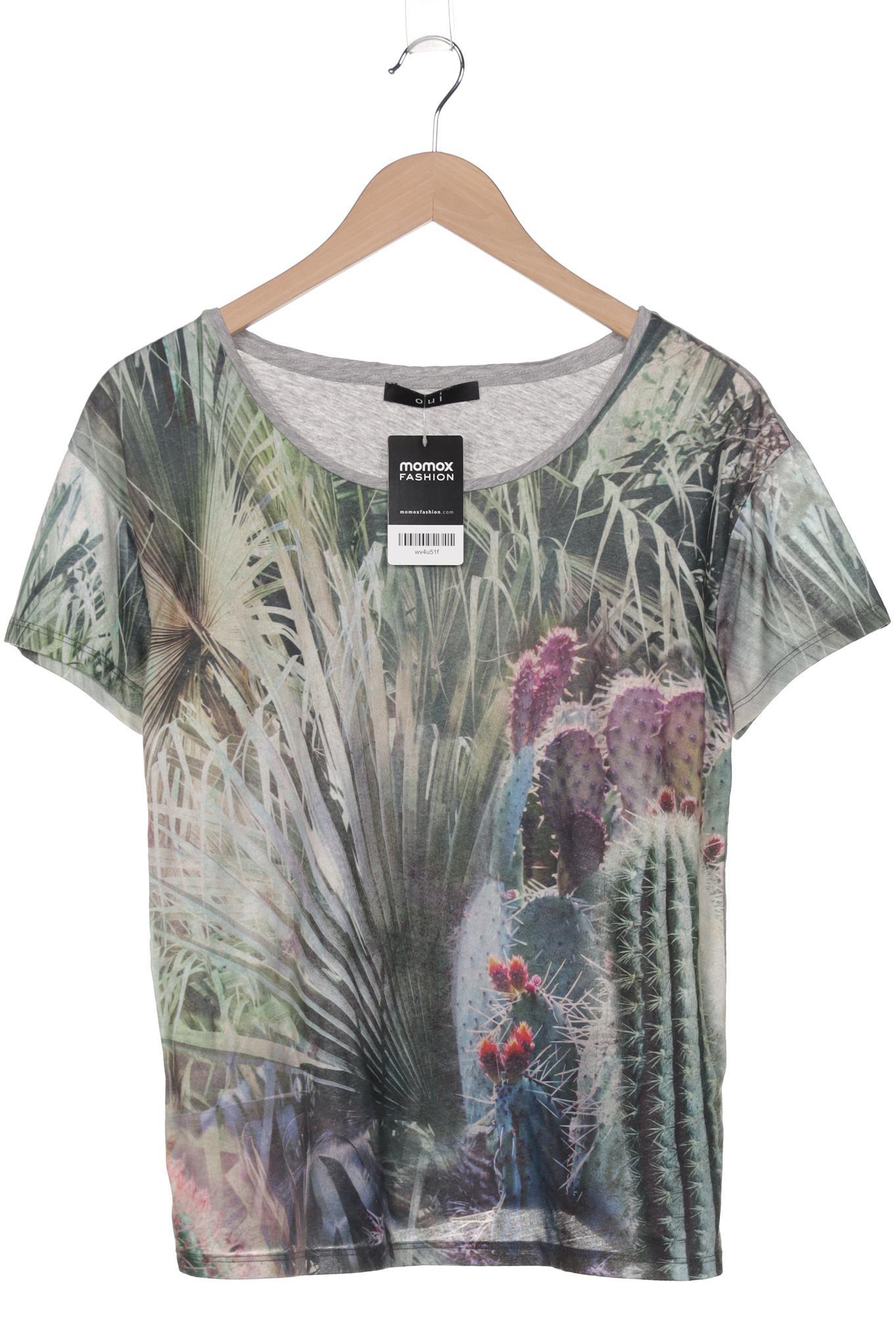 

Oui Damen T-Shirt, grün, Gr. 36