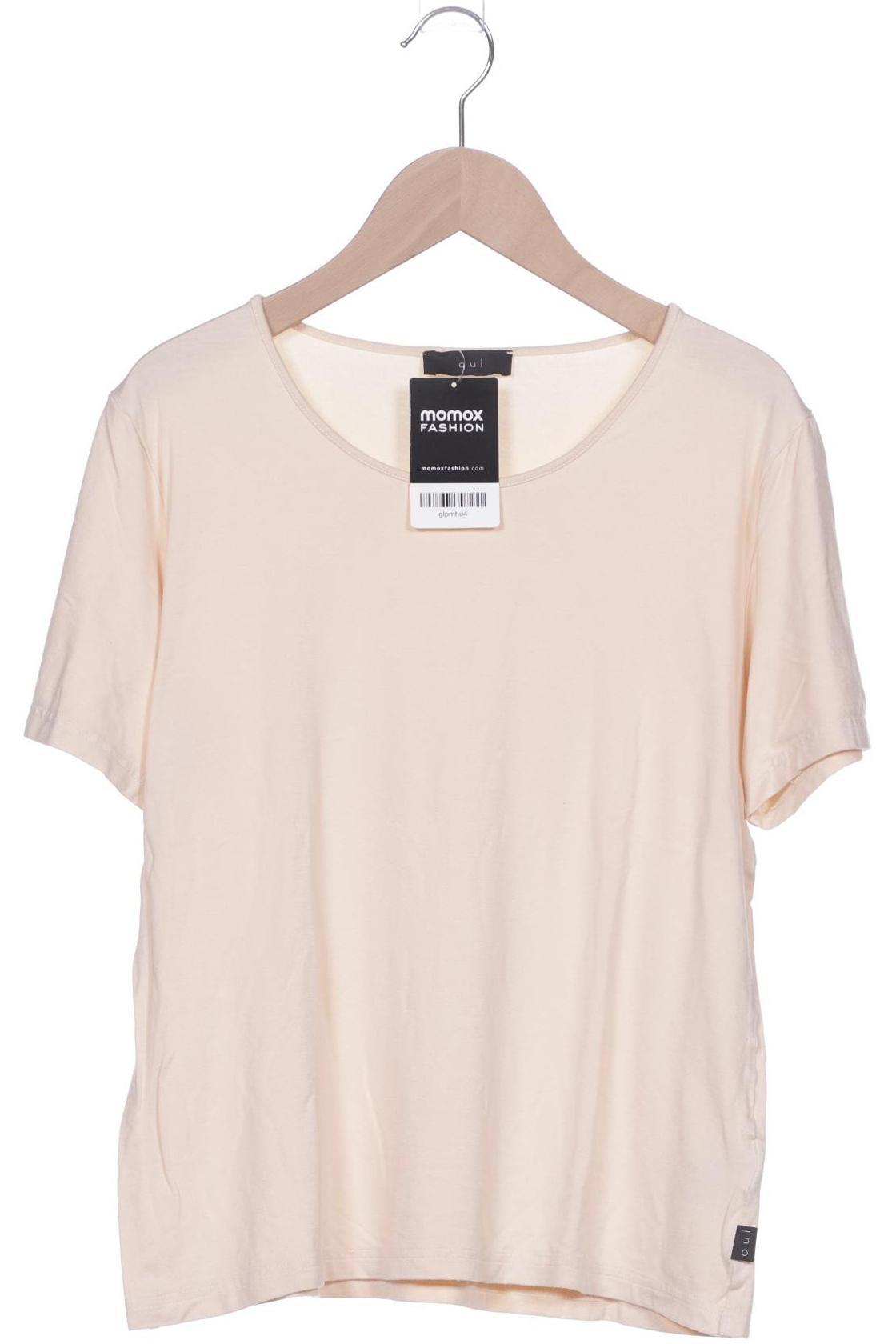 

Oui Damen T-Shirt, beige, Gr. 38