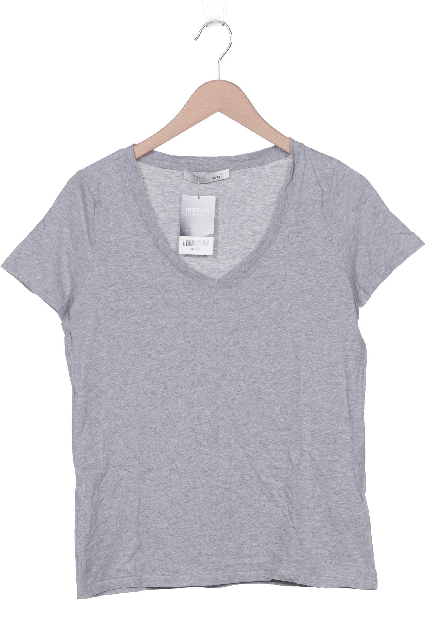

Oui Damen T-Shirt, grau, Gr. 38