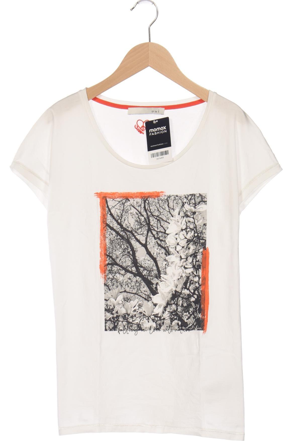 

Oui Damen T-Shirt, weiß, Gr. 38