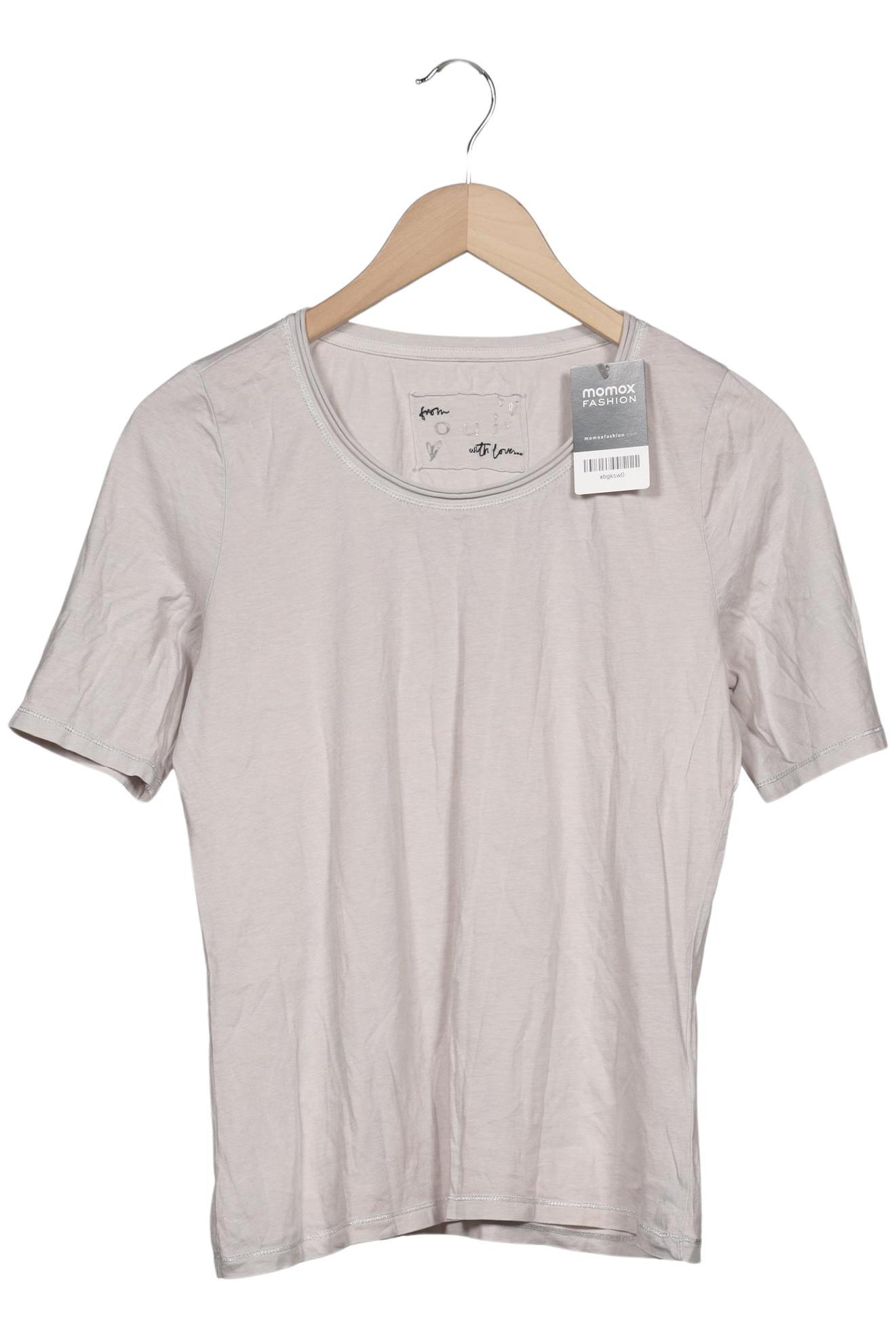

Oui Damen T-Shirt, grau, Gr. 36