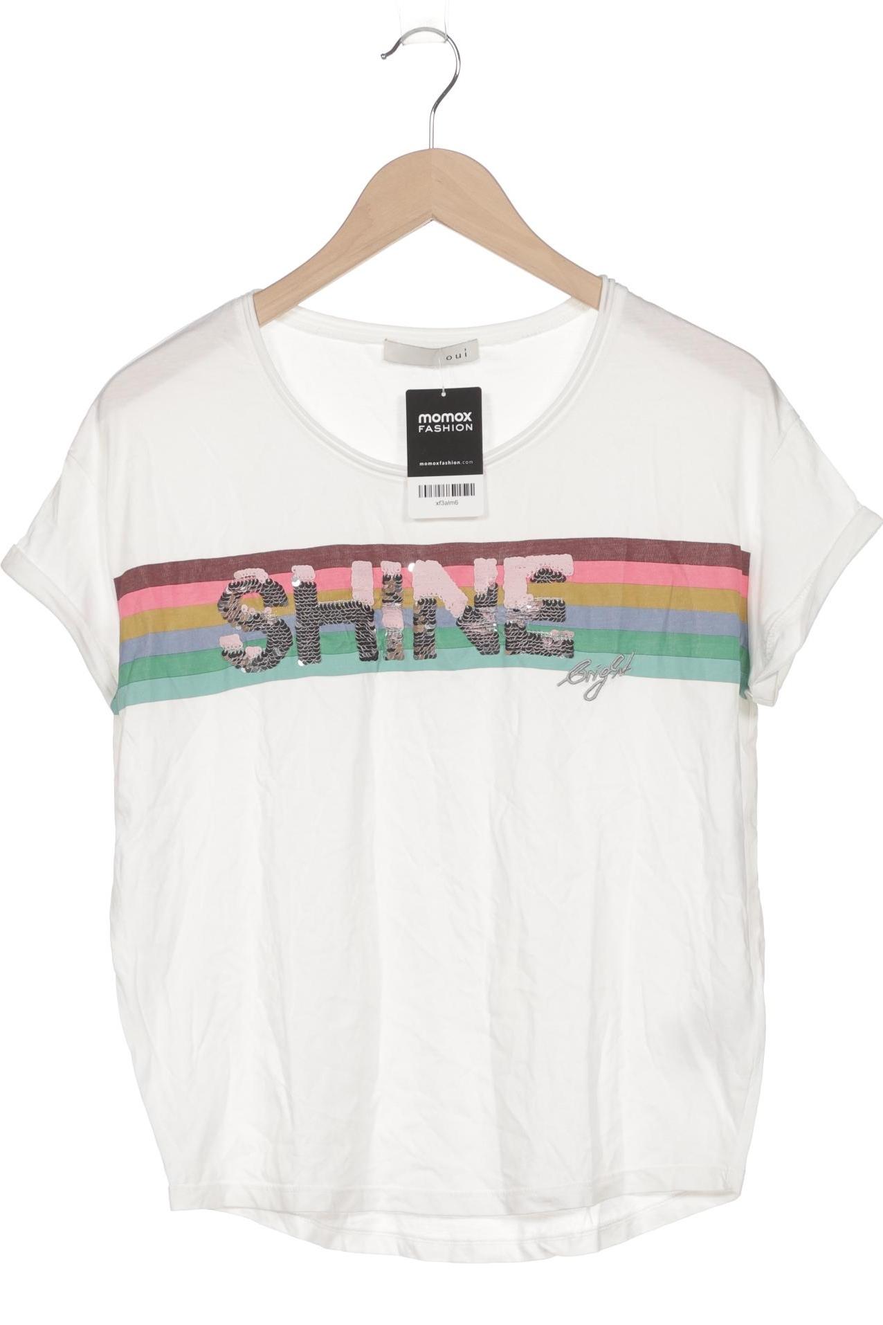 

Oui Damen T-Shirt, weiß, Gr. 34