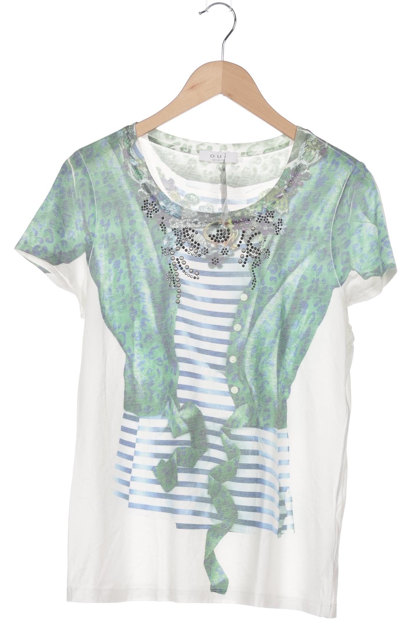 

Oui Damen T-Shirt, weiß, Gr. 42