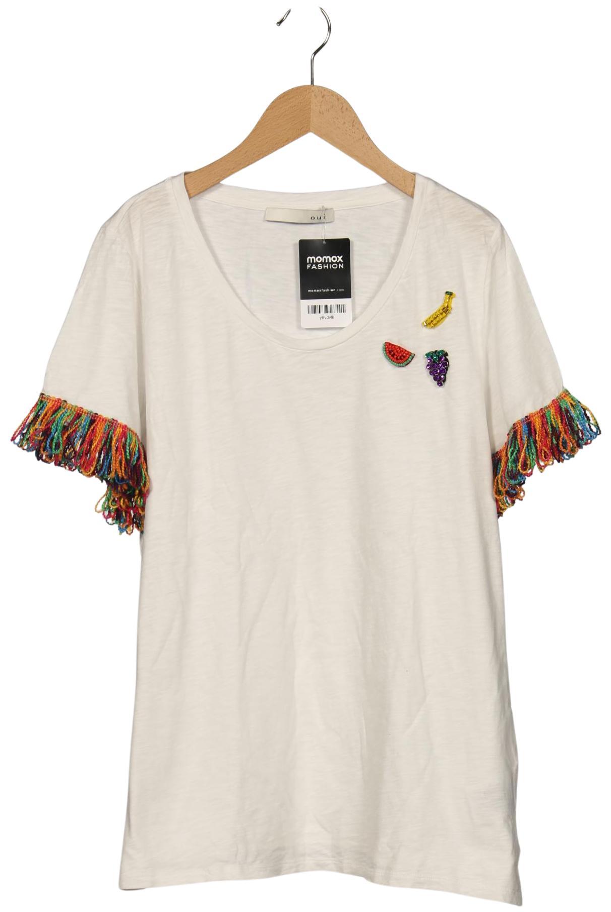 

Oui Damen T-Shirt, weiß, Gr. 46