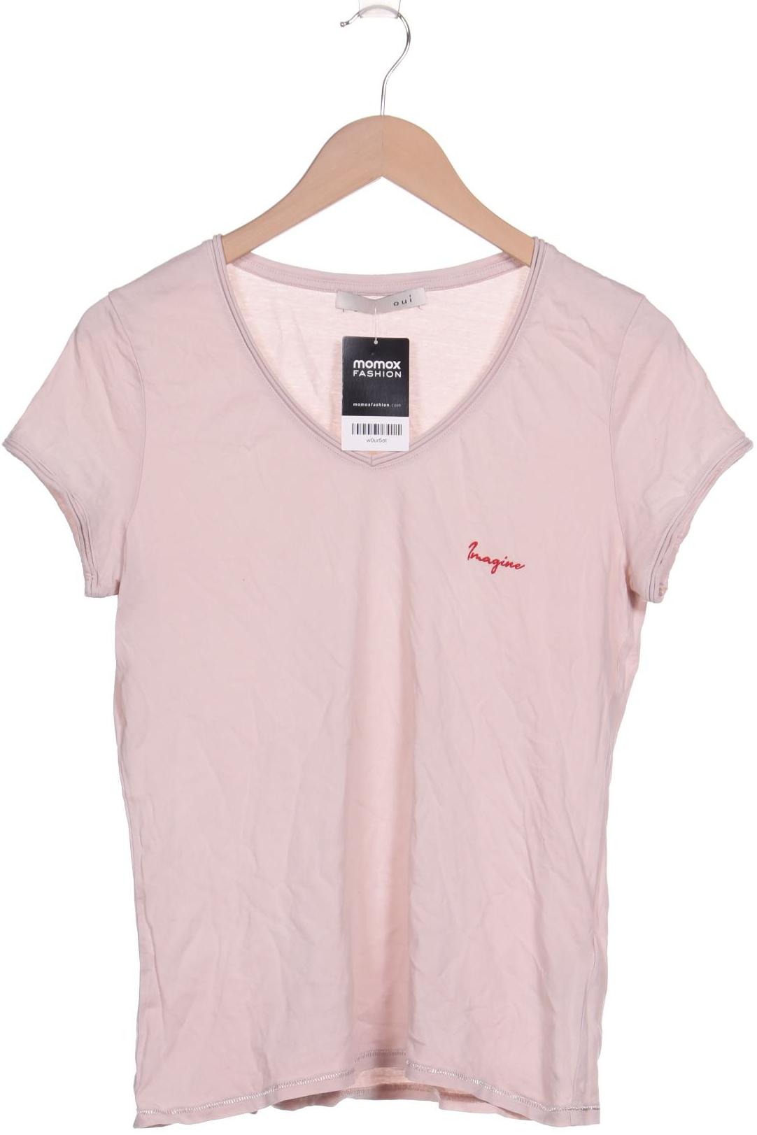

Oui Damen T-Shirt, pink, Gr. 38
