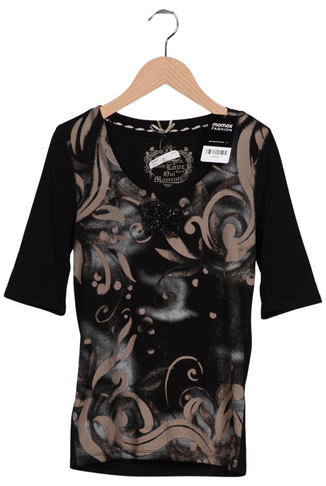 

Oui Damen T-Shirt, schwarz, Gr. 38