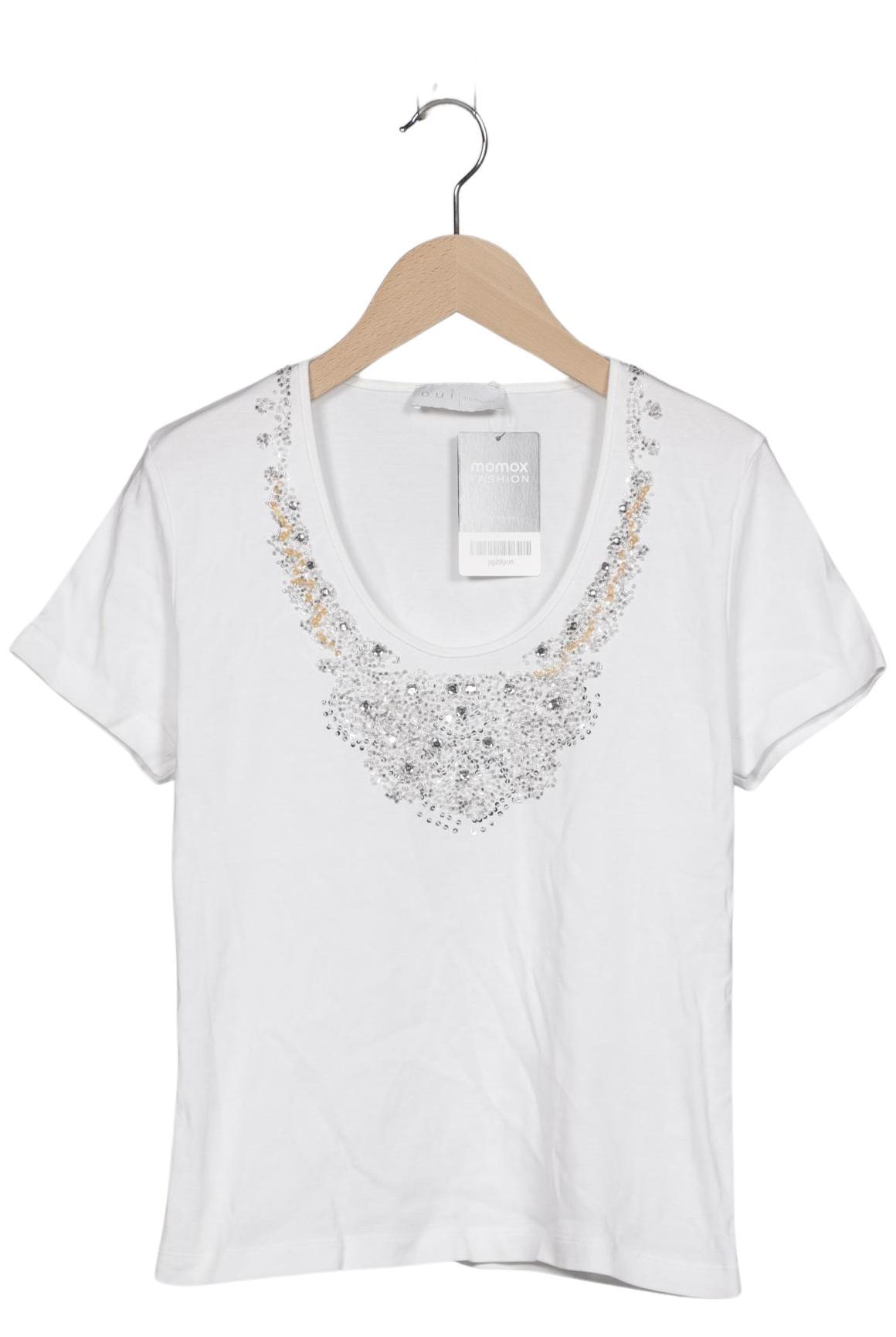 

Oui Damen T-Shirt, weiß, Gr. 40