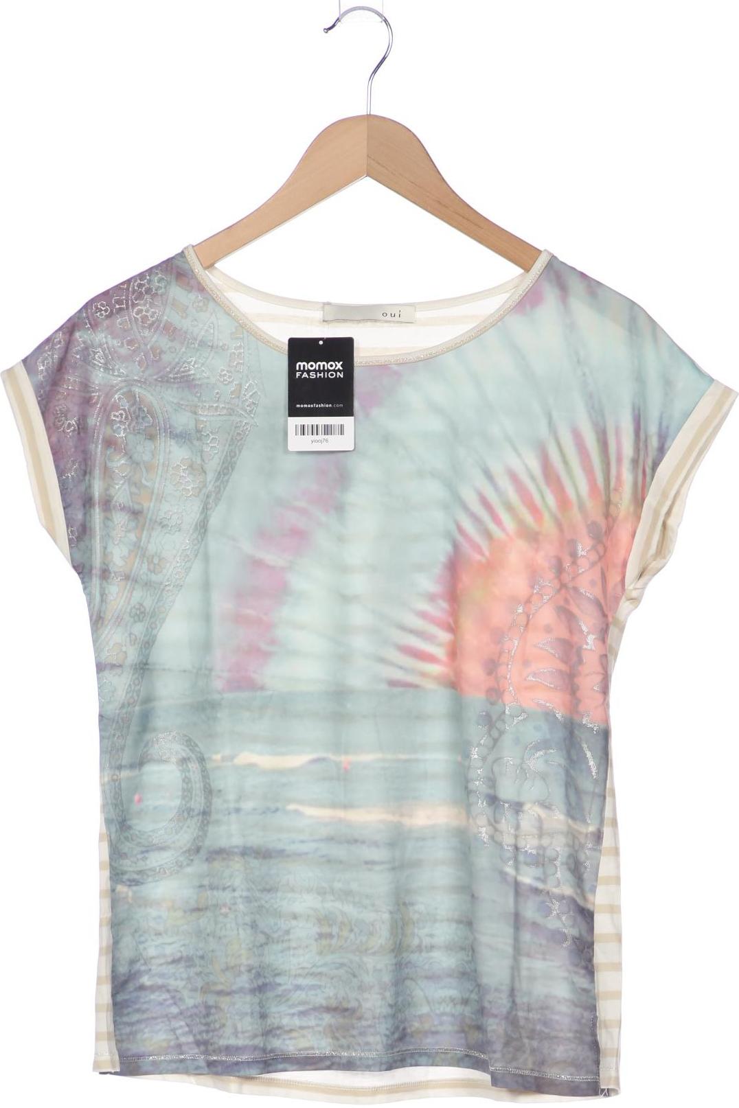 

Oui Damen T-Shirt, mehrfarbig, Gr. 36