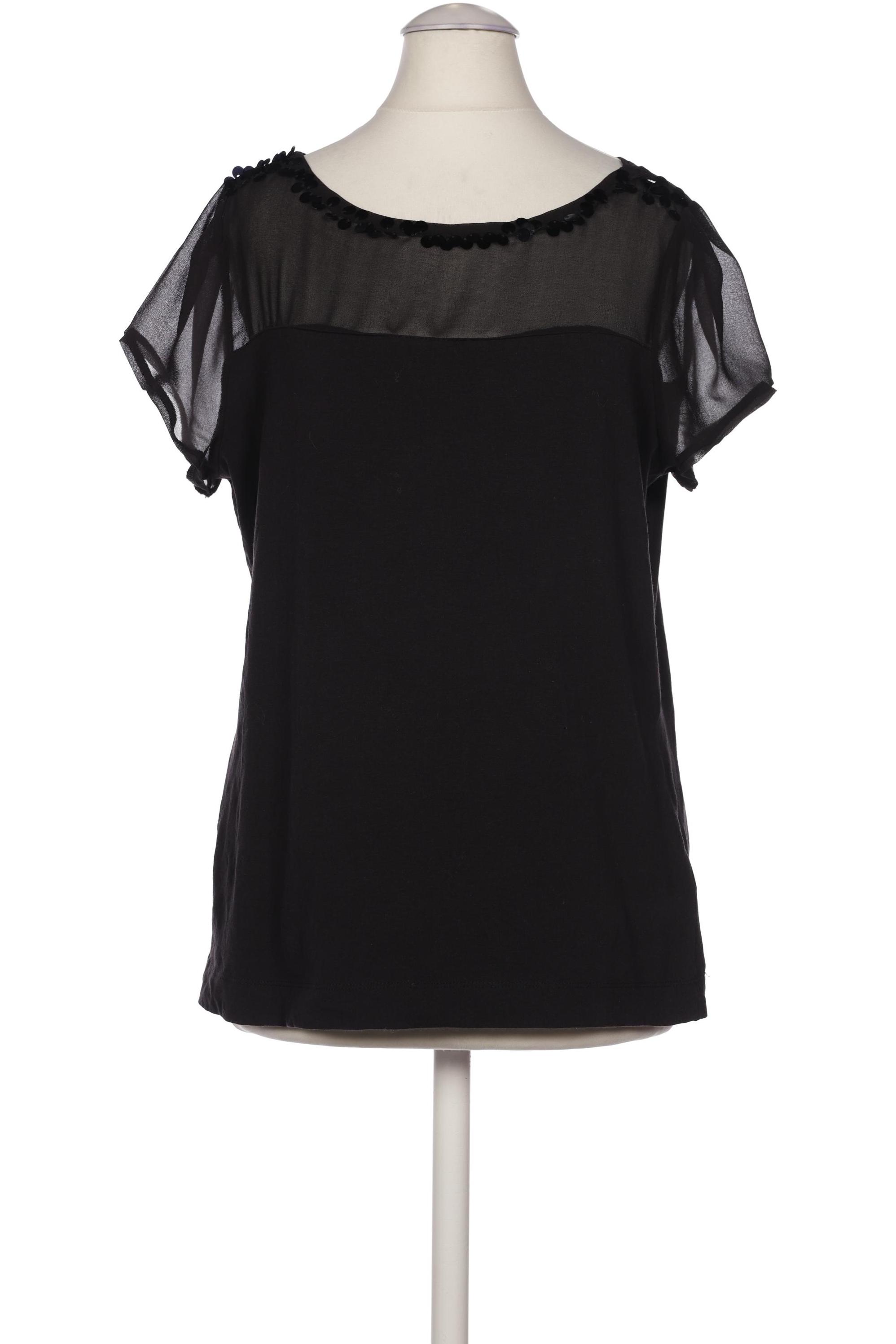 

Oui Damen T-Shirt, schwarz, Gr. 38