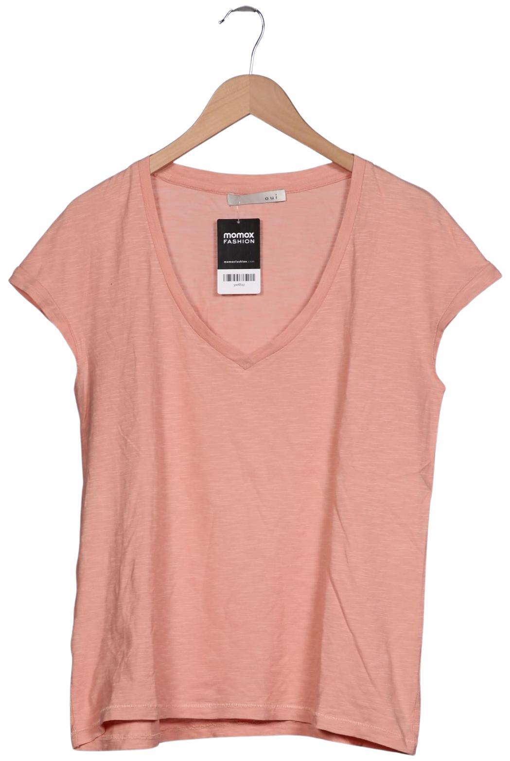 

Oui Damen T-Shirt, pink, Gr. 44