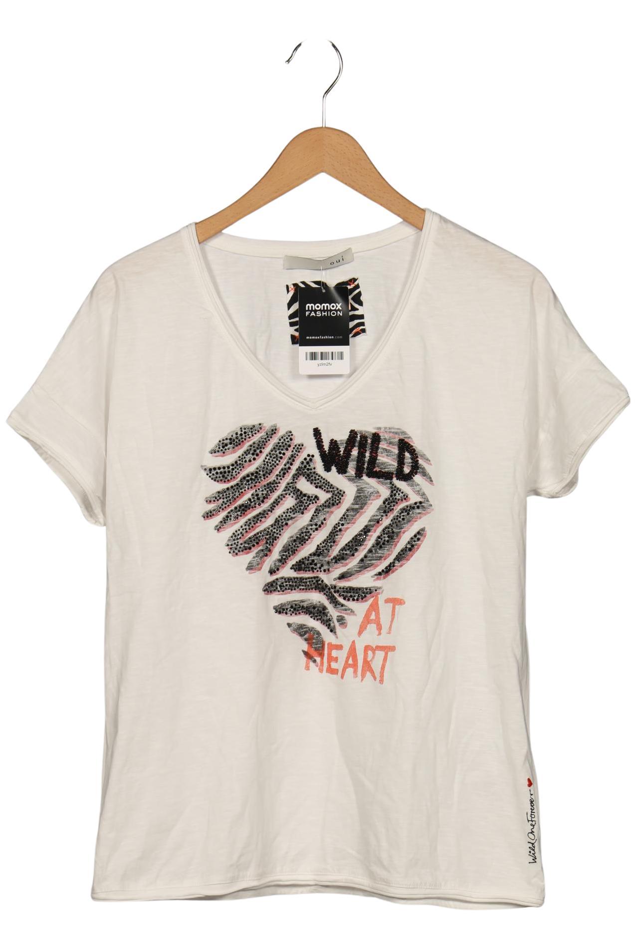 

Oui Damen T-Shirt, weiß, Gr. 44