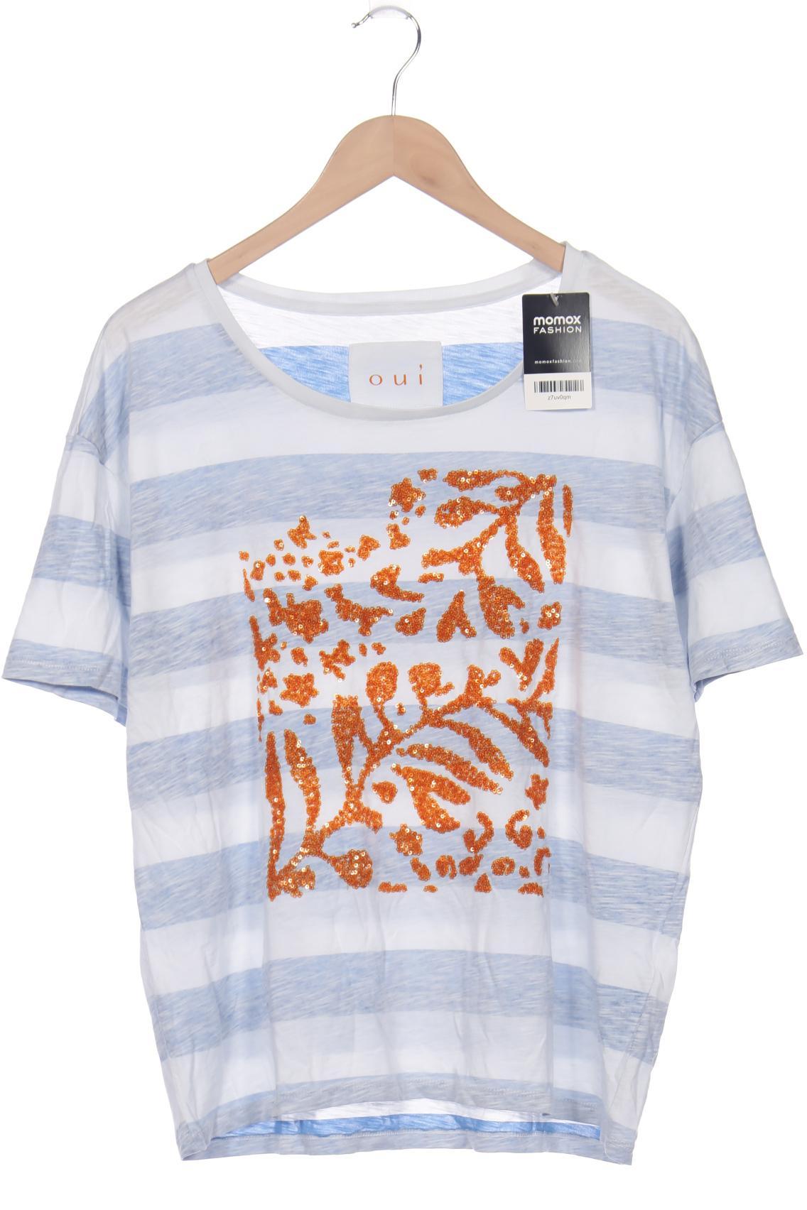 

Oui Damen T-Shirt, hellblau, Gr. 38
