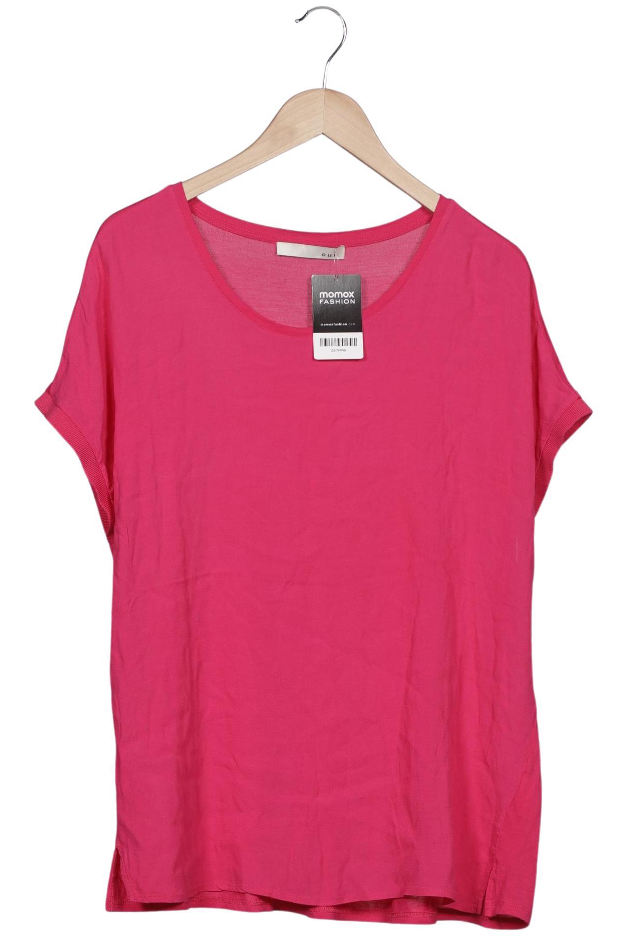 

Oui Damen T-Shirt, pink, Gr. 46