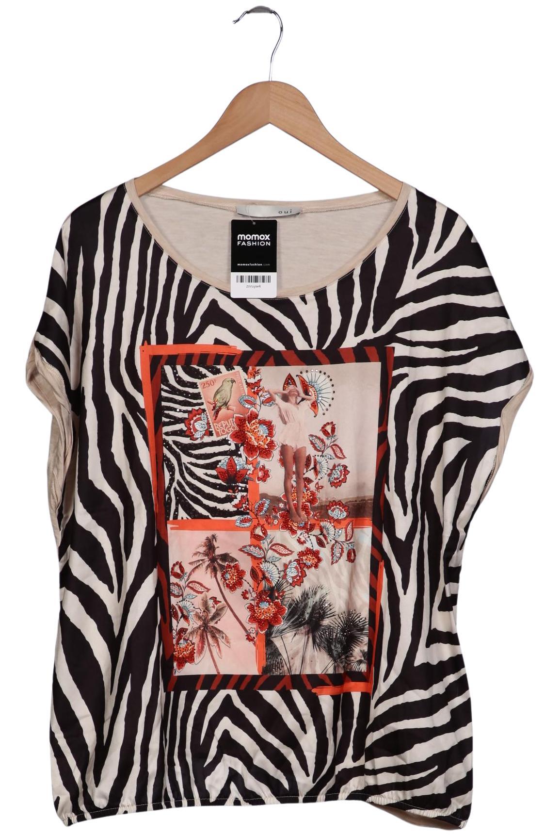 

Oui Damen T-Shirt, mehrfarbig, Gr. 44