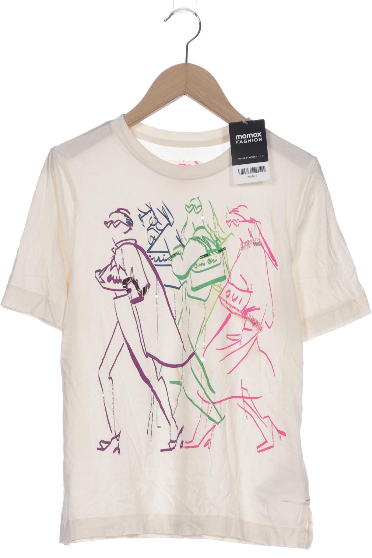 

Oui Damen T-Shirt, cremeweiß, Gr. 34