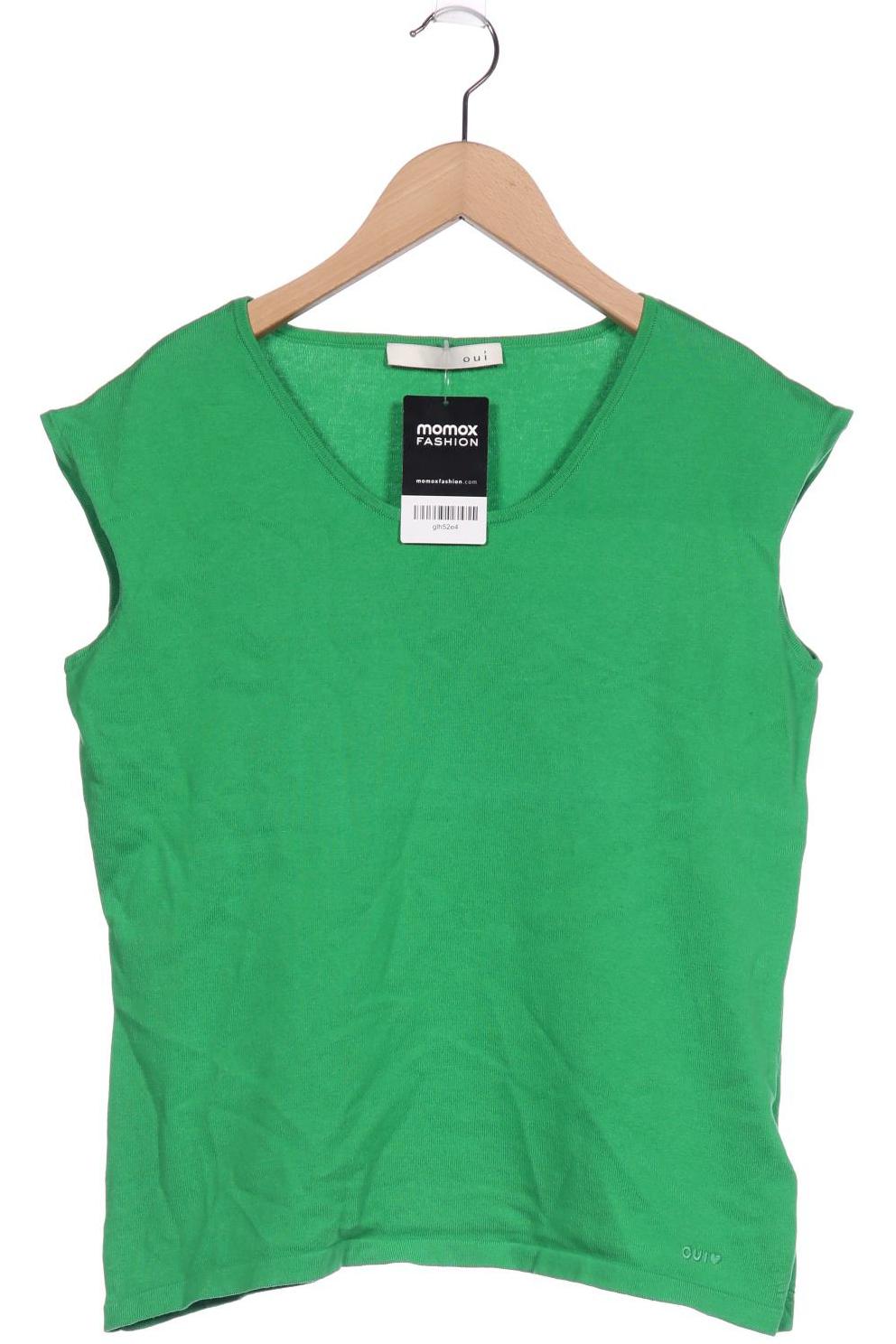 

Oui Damen T-Shirt, grün, Gr. 34