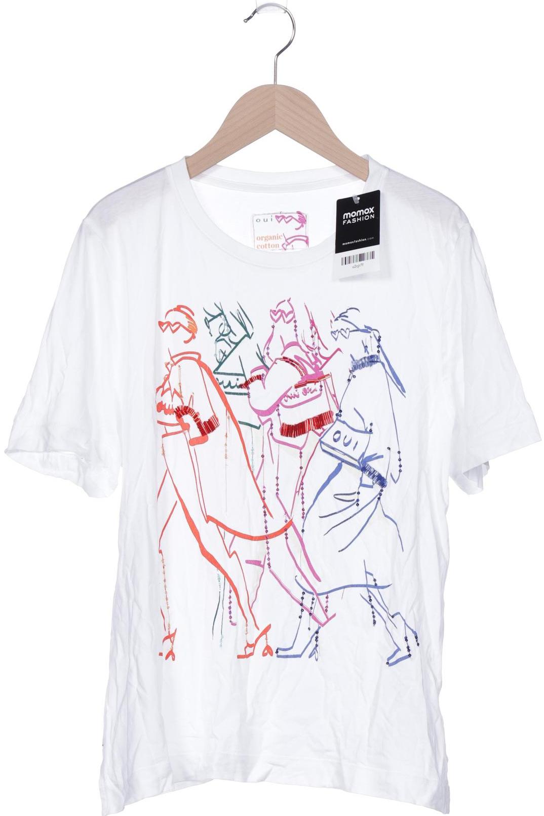 

Oui Damen T-Shirt, weiß, Gr. 36