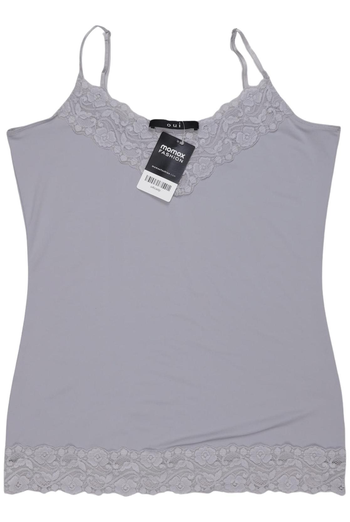 

Oui Damen Top, grau, Gr. 38